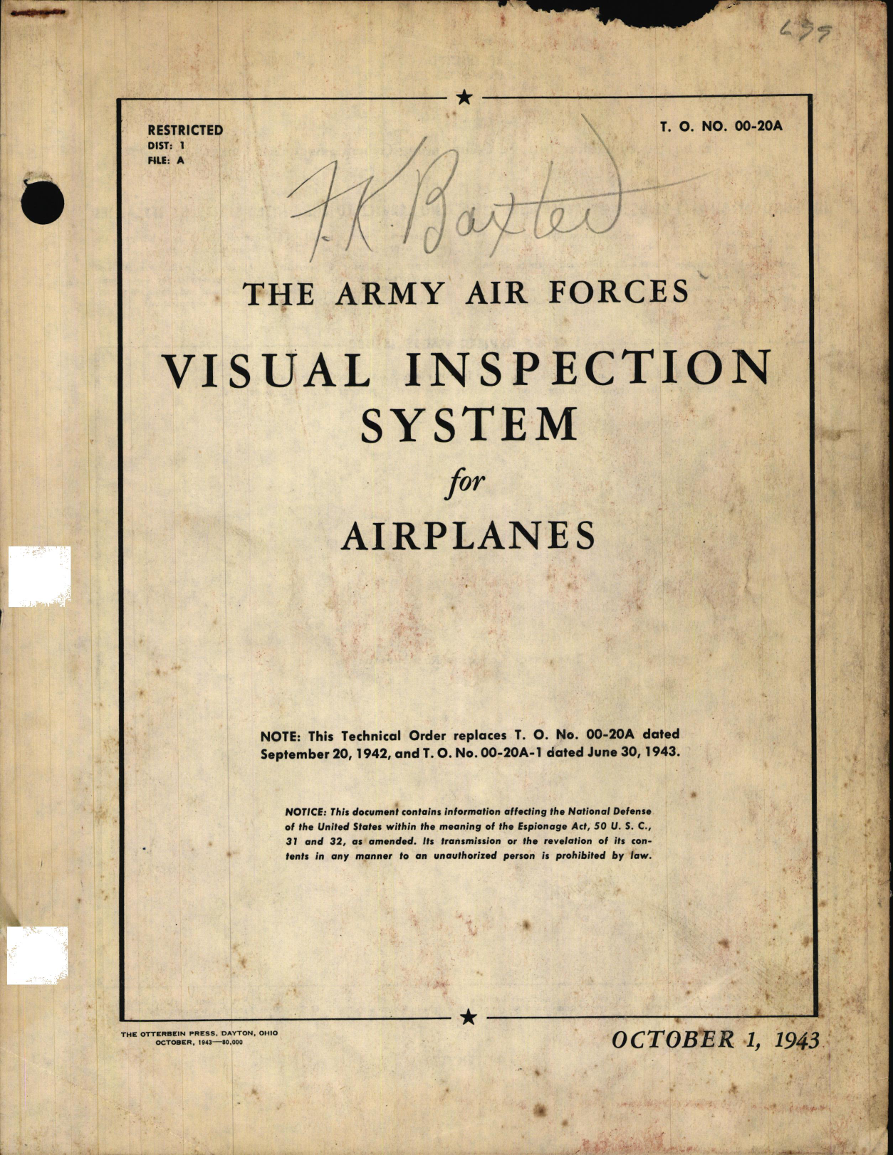 Sample page 1 from AirCorps Library document: Visual Inspection System for Airplanes