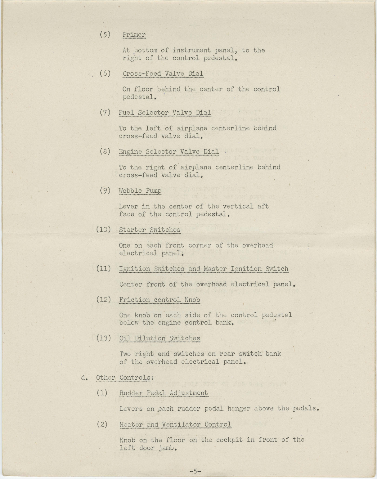 Sample page 5 from AirCorps Library document: Manual of the AT-9 Type Airplane