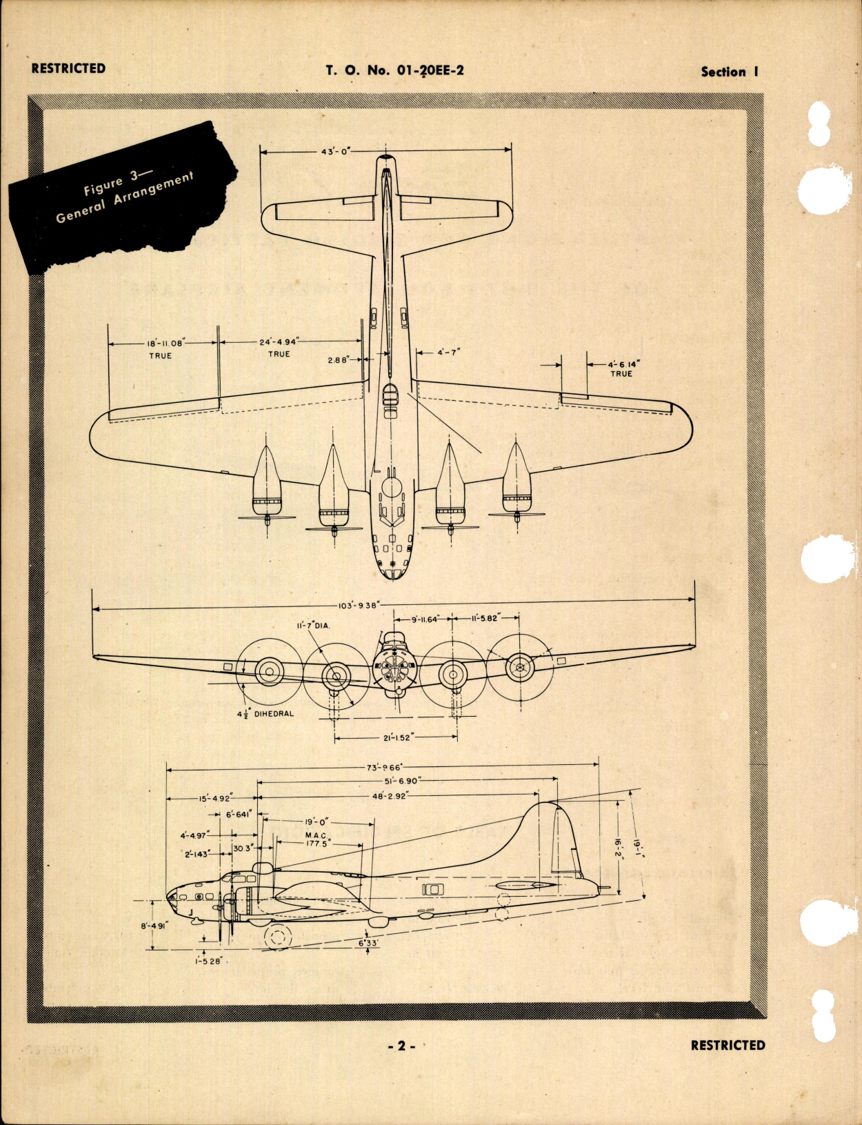 Sample page 6 from AirCorps Library document: Erection and Maintenance Instructions for B-17E 