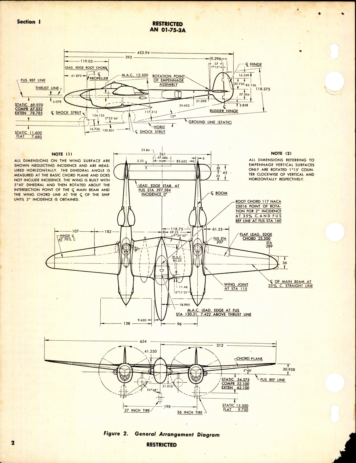 Sample page 8 from AirCorps Library document: Structural Repair Inst for P-38 Series thru P-38J-25, F-4, and F-5 Series