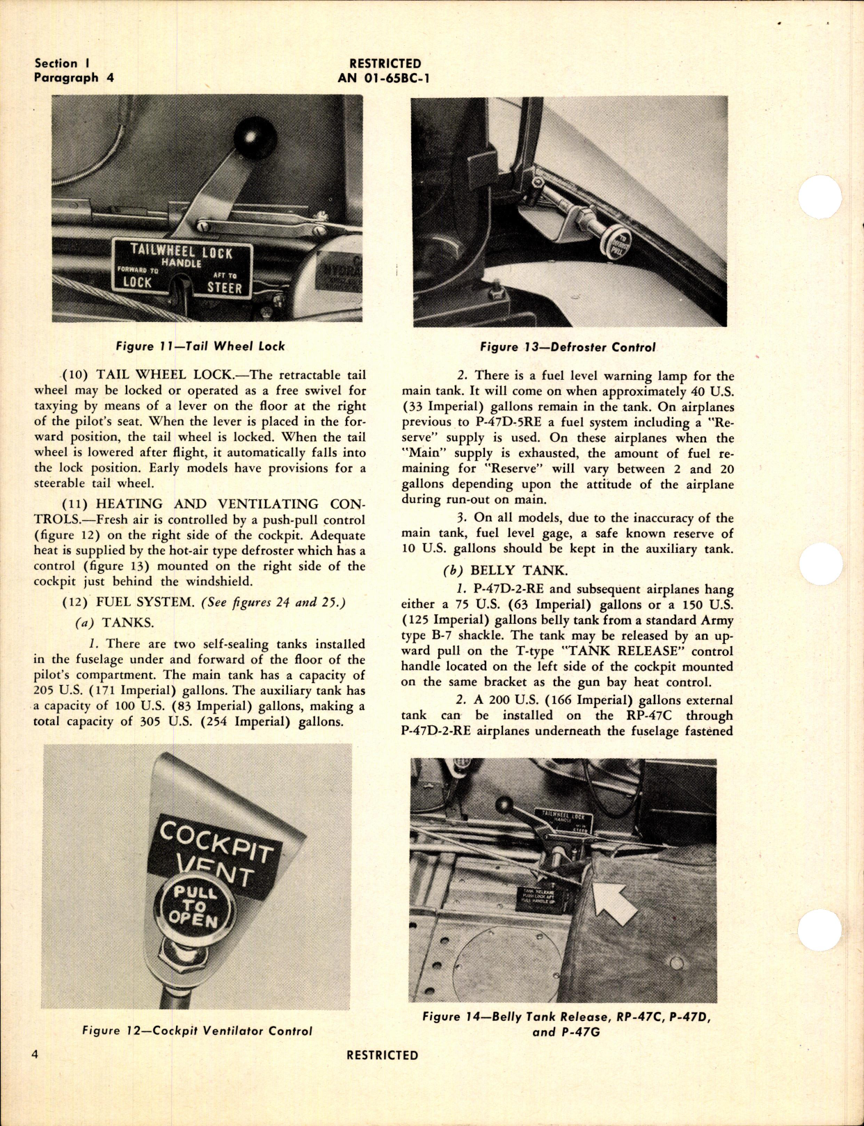 Sample page 6 from AirCorps Library document: Pilot's Flight Operating Instructions for RP-47B, C, P-47G, P-47D-1 thru -23