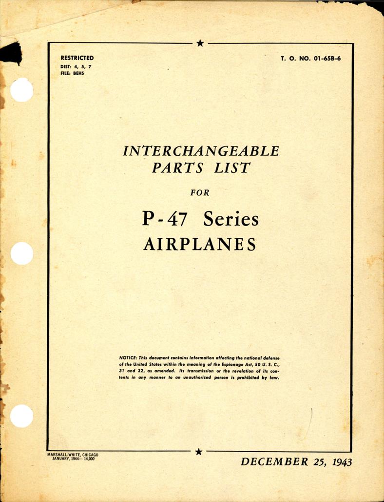 Interchangeable Parts List AirCorps Library