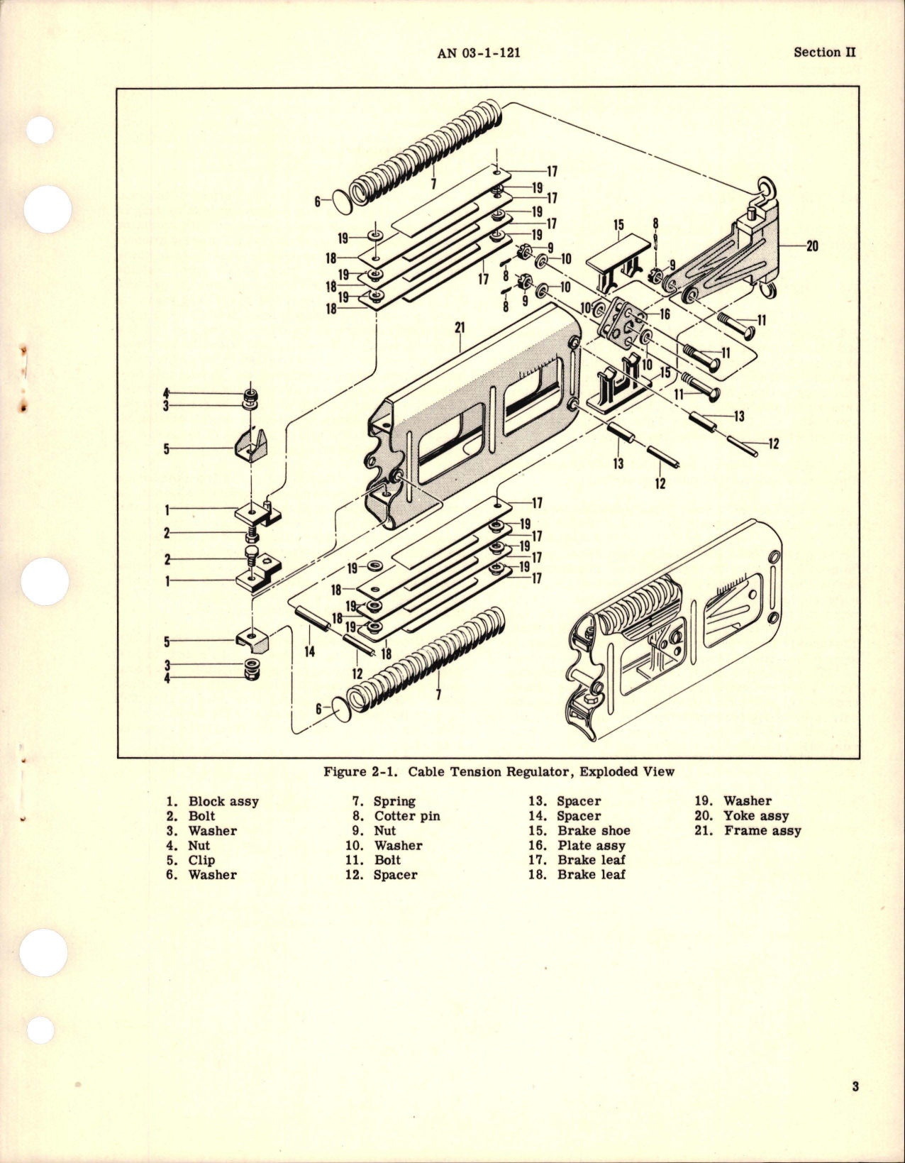 Sample page 5 from AirCorps Library document: Overhaul Instructions for Cable Tension Regulators - Parts R6650-40 and R6650-187 