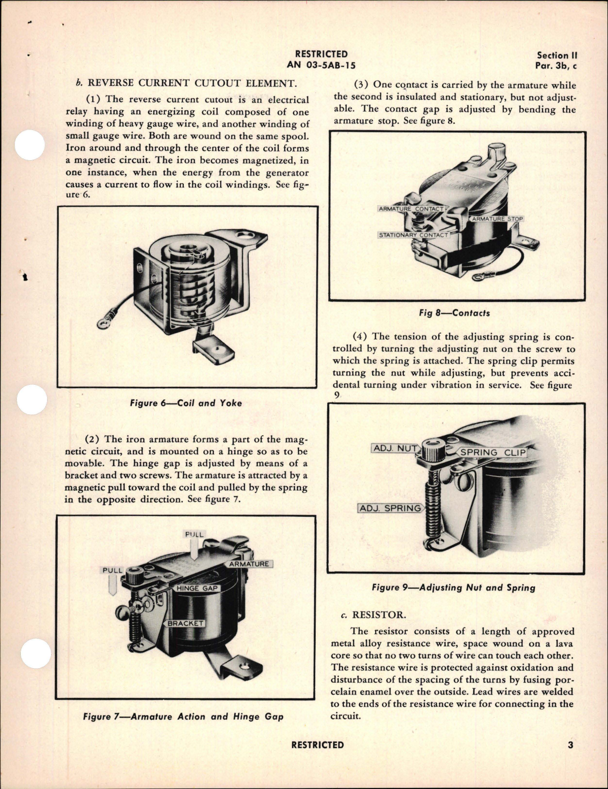 Sample page 9 from AirCorps Library document: Instructions with Parts Catalog for Generator Control Panel - Type A-1A