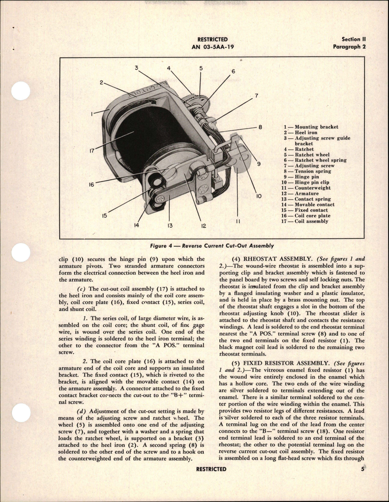 Sample page 9 from AirCorps Library document: Operation, Service and Overhaul Instructions with Parts Catalog for DC Generator Control Panels - AAF Type B-1-B - Eclipse Type 1202 and 1427