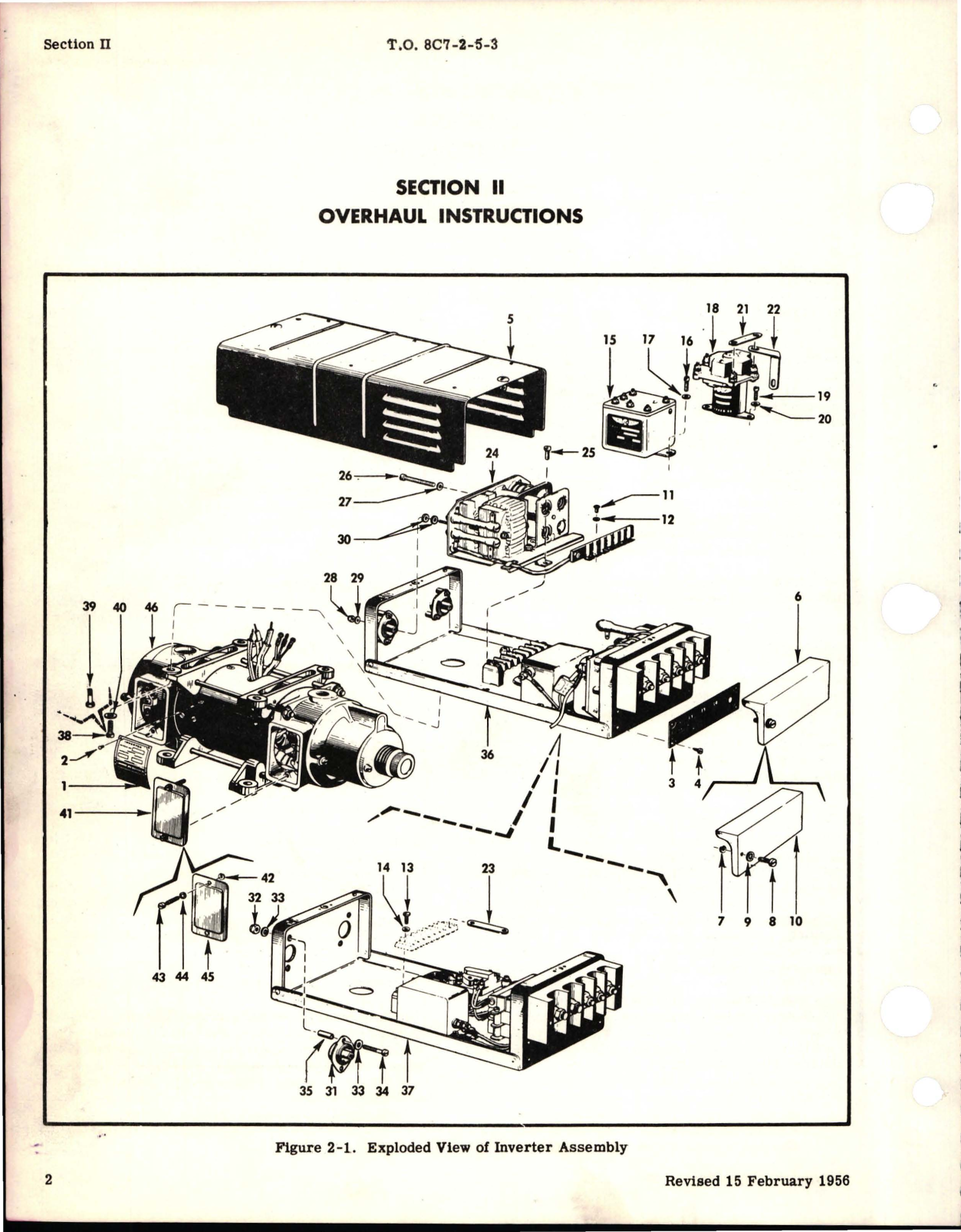 Sample page 6 from AirCorps Library document: Overhaul Manual for Inverter - Models F15-1, F15-2, F15-2M, F16-1, F16-2, F16-4, and F16-4M