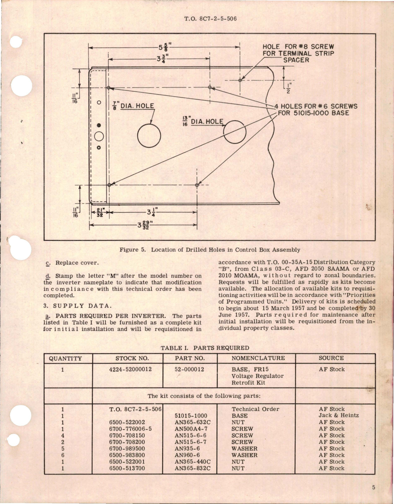 Sample page 5 from AirCorps Library document: Replacement of Voltage Regulator Shock Mounts on Inverter - Models F15-2 and F16-4