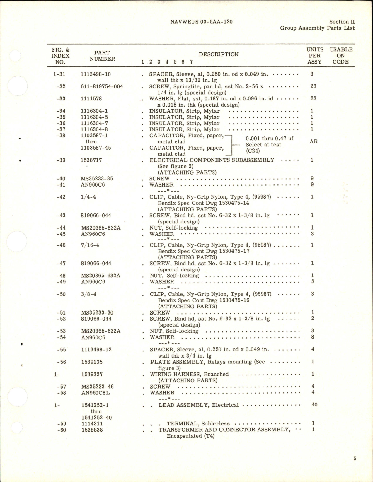 Sample page 7 from AirCorps Library document: Illustrated Parts Breakdown for Voltage Regulator & Supervisory Panel - Type 21B18-1-B