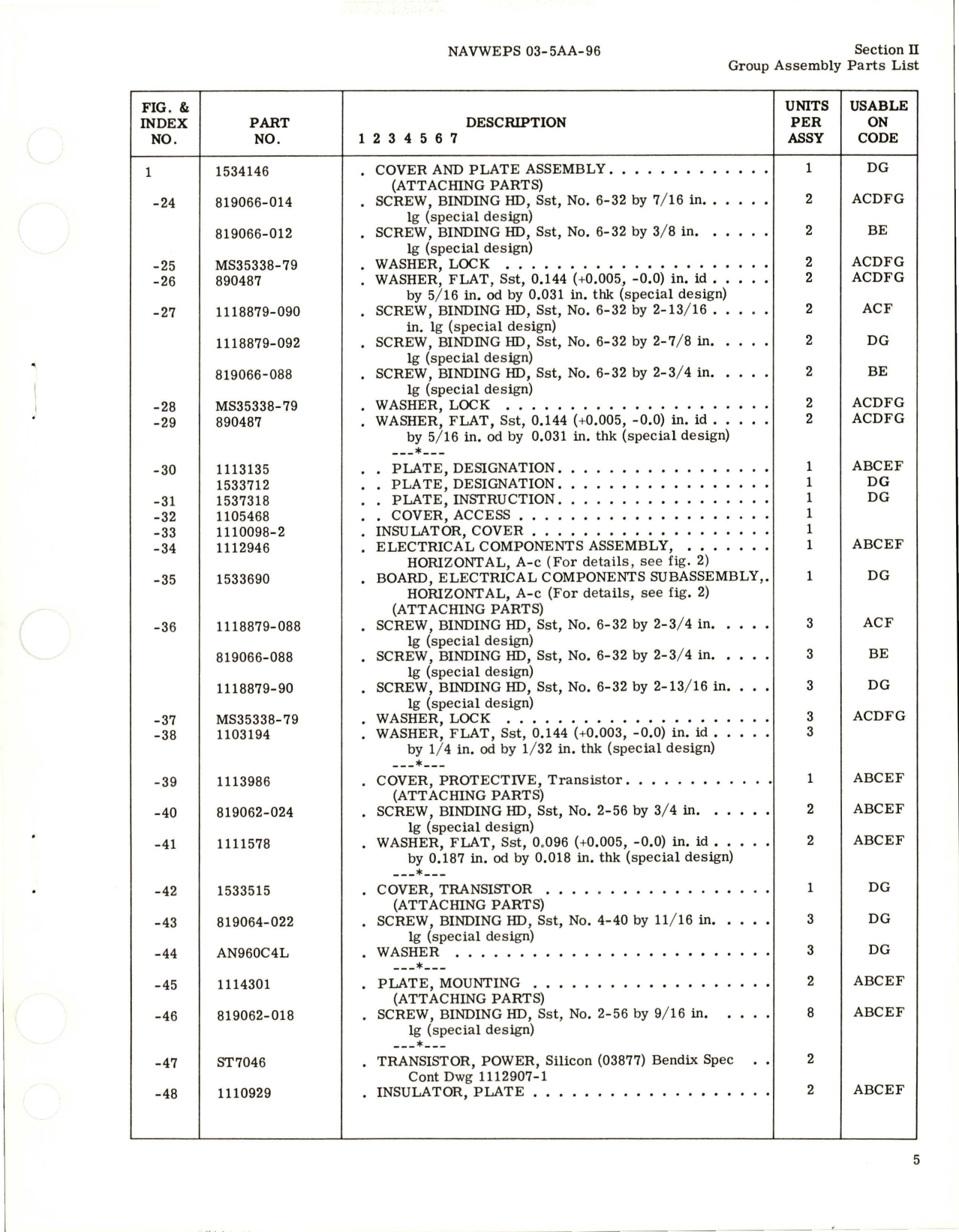 Sample page 7 from AirCorps Library document: Illustrated Parts Breakdown for Voltage Regulator 