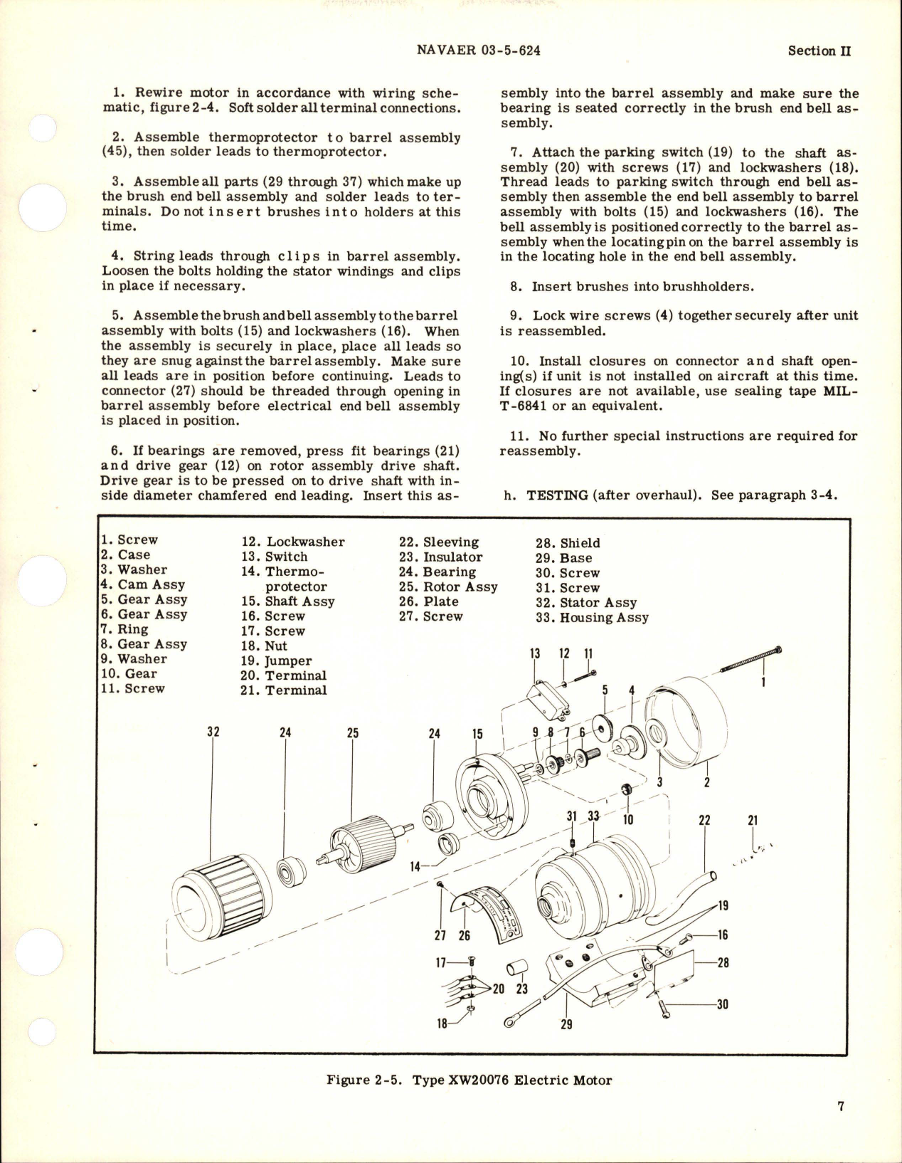 Sample page 9 from AirCorps Library document: Overhaul Instructions for Electric Windshield Wiper Systems  