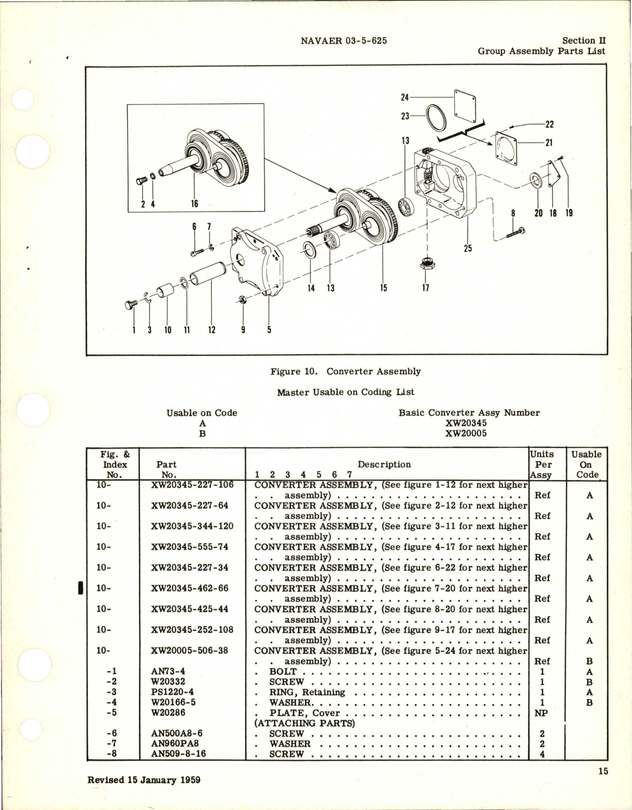 Sample page 5 from AirCorps Library document: Illustrated Parts Breakdown for Electric Windshield Wiper System 