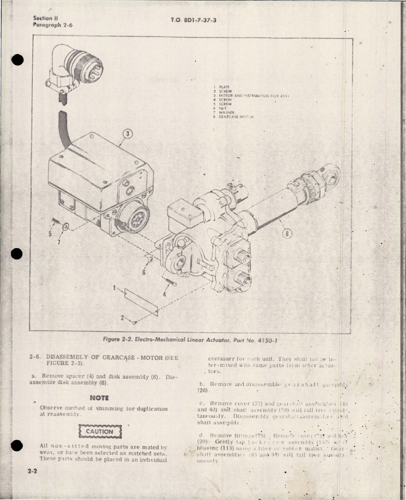 Sample page 7 from AirCorps Library document: Overhaul for Electro-Mechanical Rotary Actuator - Parts 4150-1 and 4150-2 