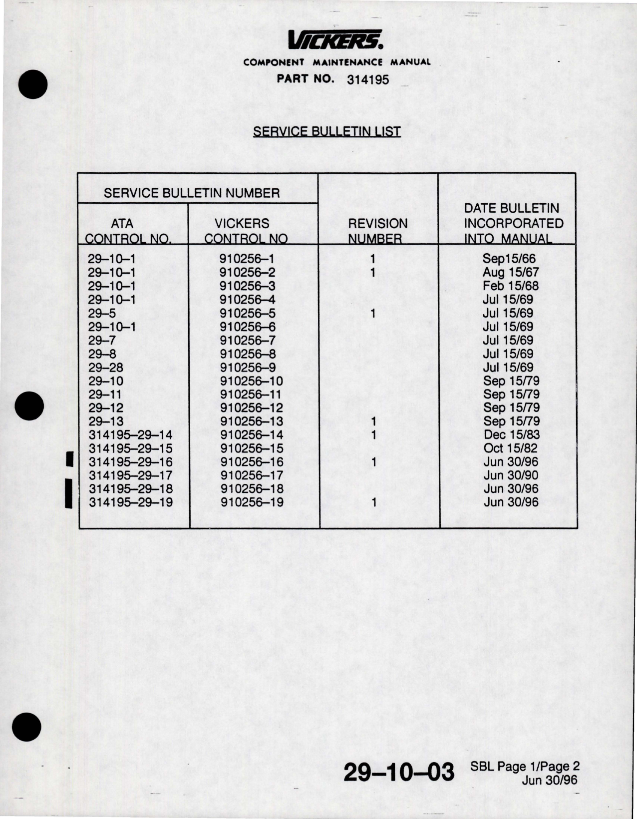 Sample page 7 from AirCorps Library document: Maintenance Manual with Parts List for Variable Displacement Hydraulic Pump Assembly - Model AS66411-L-S666 (Vickers