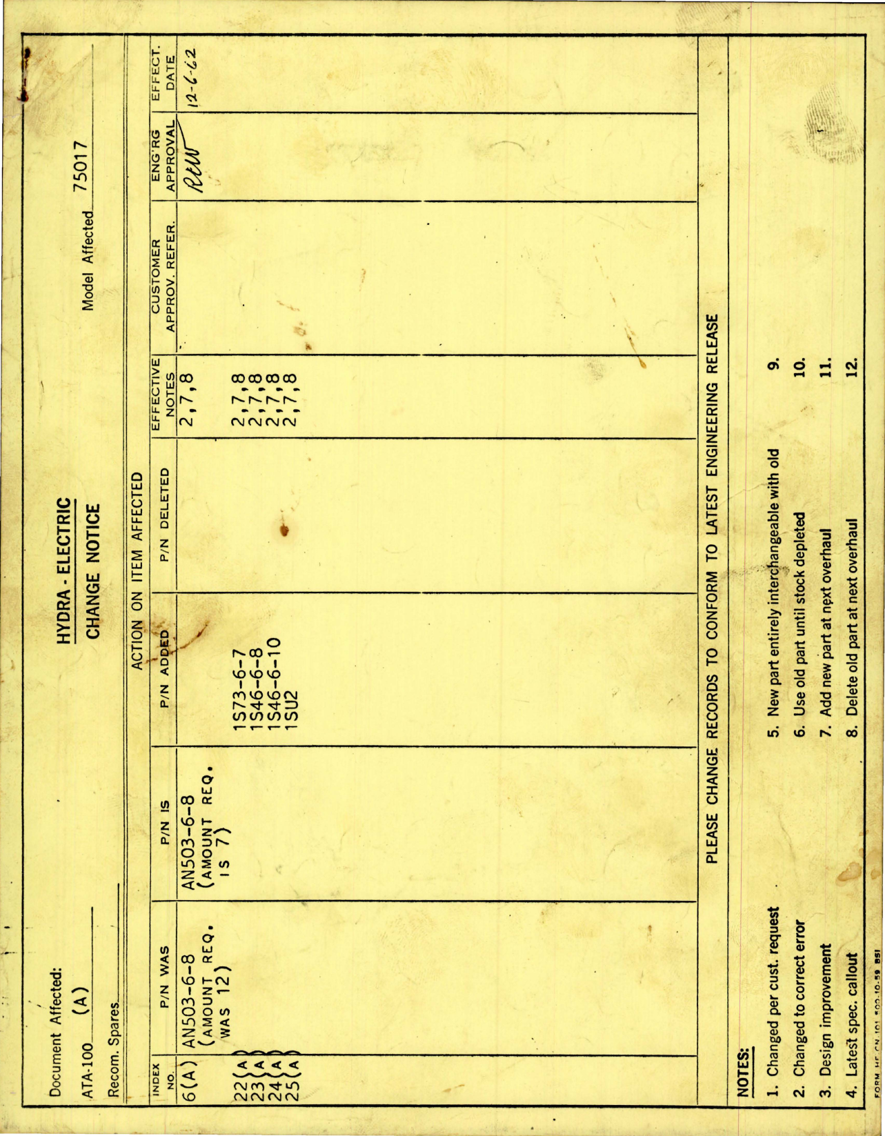 Sample page 5 from AirCorps Library document: Overhaul and Maintenance Practices for Differential Pressure Switch 75017 