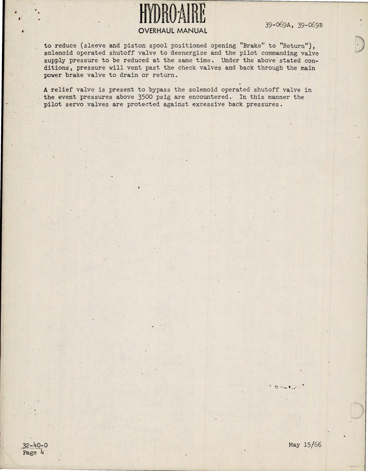 Sample page 9 from AirCorps Library document: Overhaul Manual for Dual Pressure Control Valve - Parts 39-069A and 39-069B 