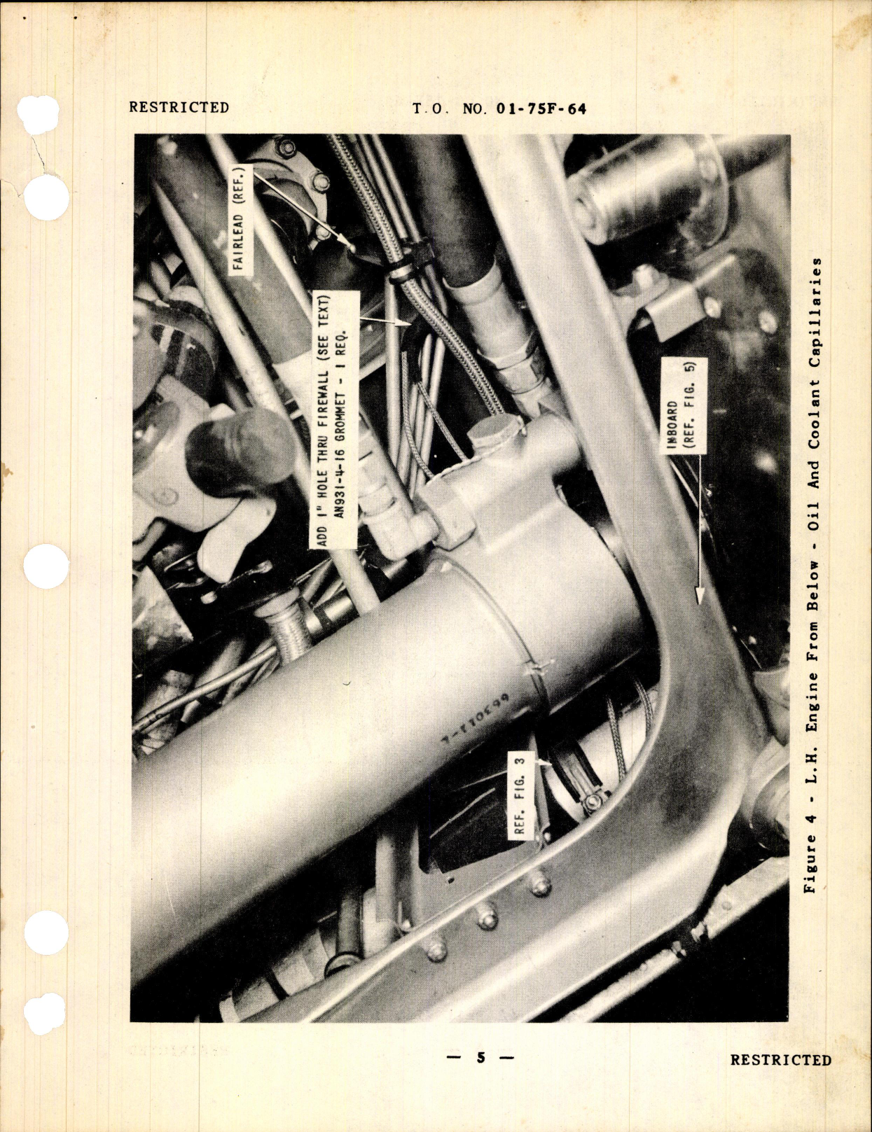 Sample page 5 from AirCorps Library document: Installation of Autosyn Thermometer Transmitters for P-38E, P-38F, and F-4