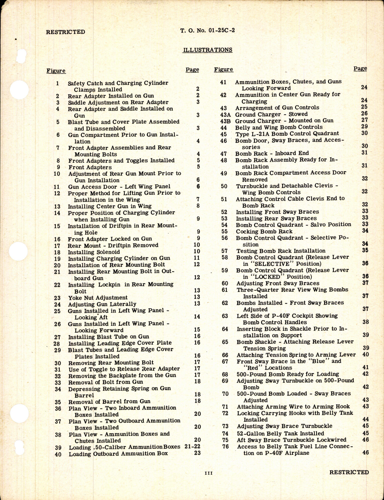 Sample page 5 from AirCorps Library document: Armament, Hydraulic & Fuselage Tank Service Instructions for P-40 Series