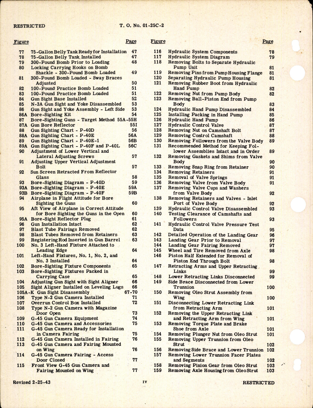 Sample page 6 from AirCorps Library document: Armament, Hydraulic & Fuselage Tank Service Instructions for P-40 Series