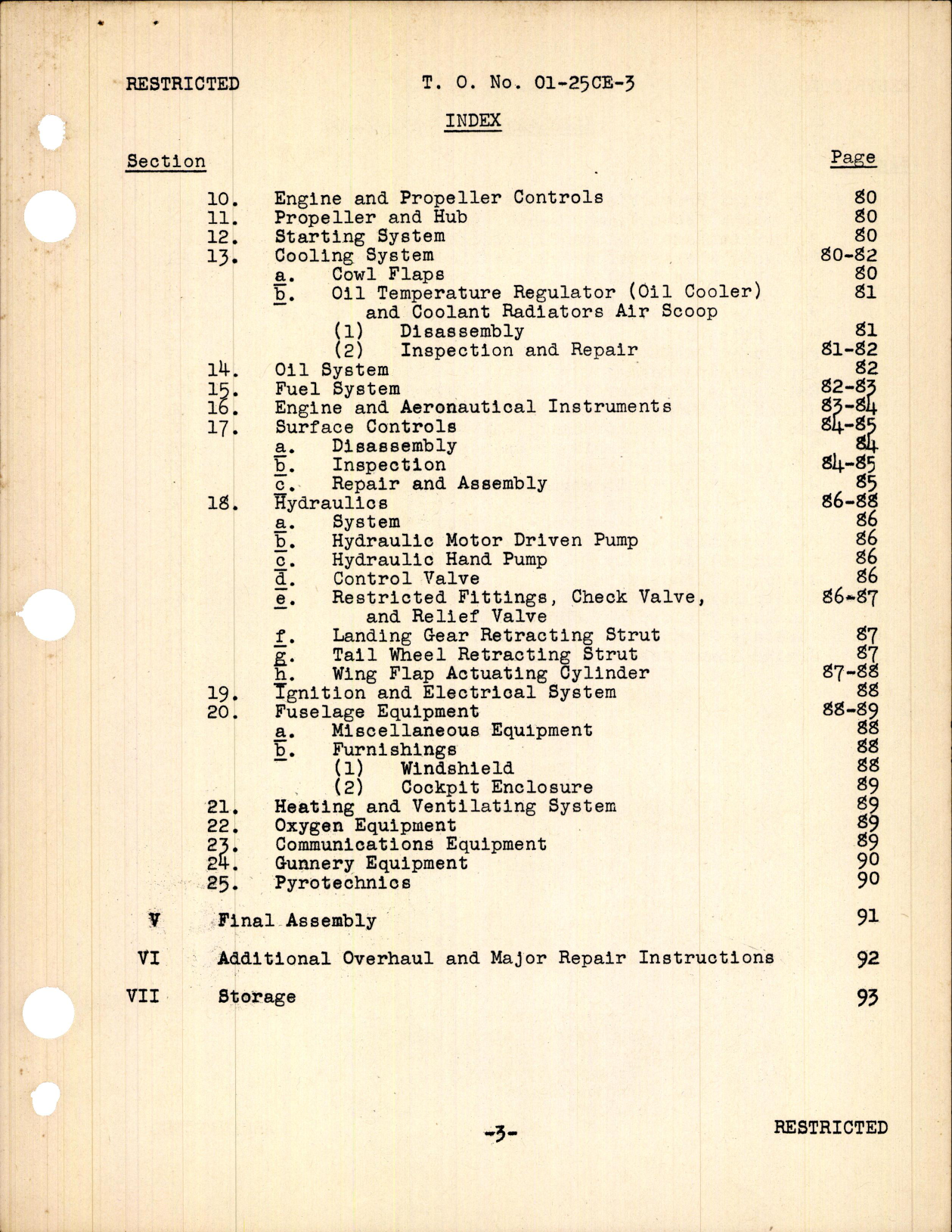 Sample page 5 from AirCorps Library document: Overhaul Instructions for P-40B and P-40C Pursuit Airplanes