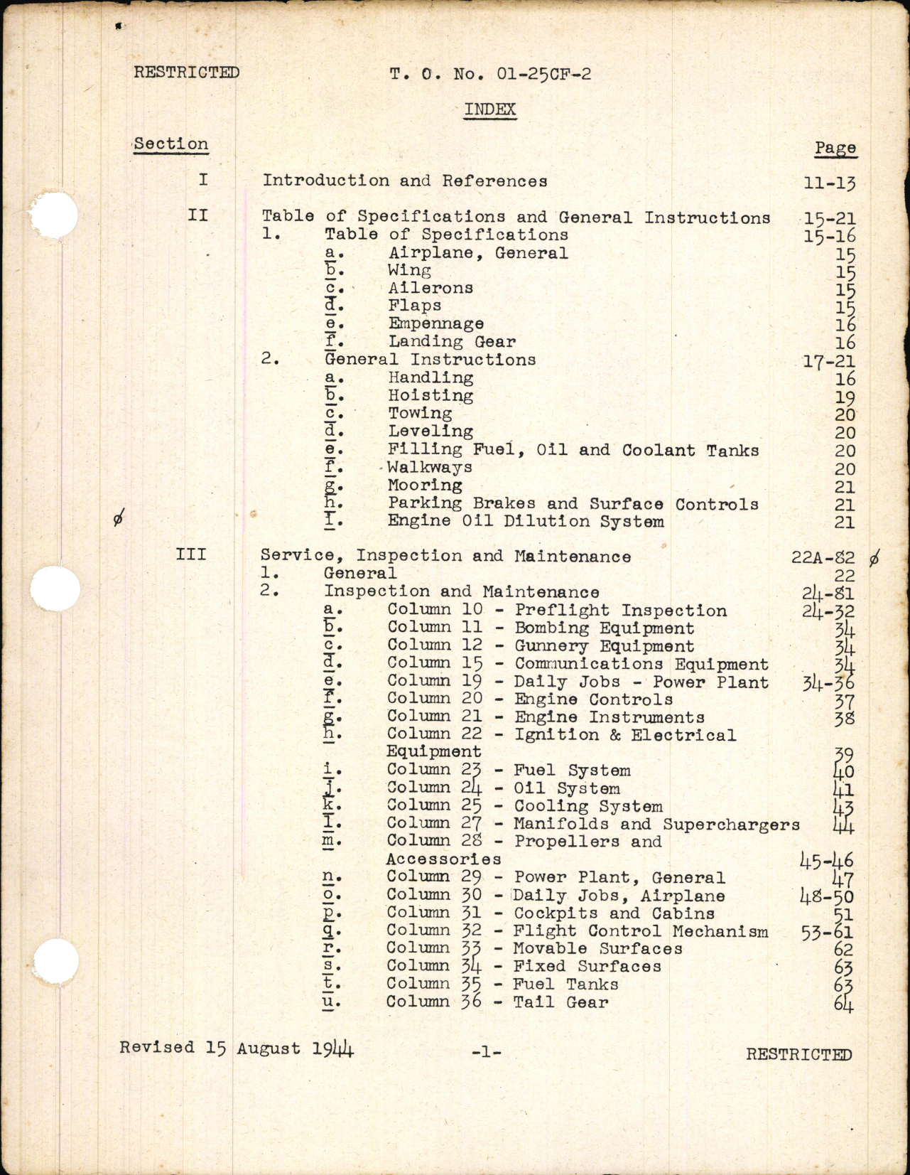 Sample page 5 from AirCorps Library document: Erection and Maintenance for RP-40D and P-40E