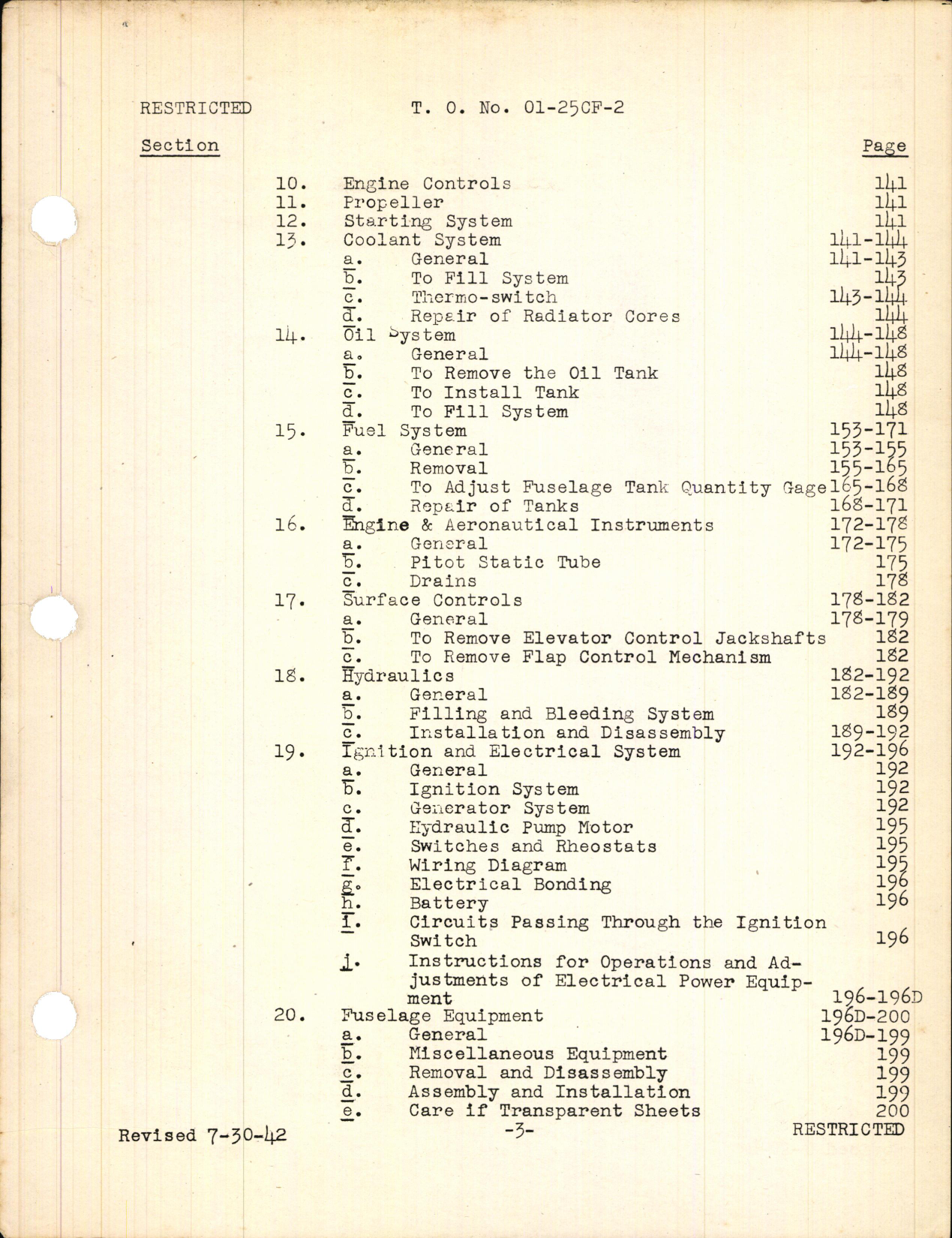 Sample page 7 from AirCorps Library document: Erection and Maintenance for RP-40D and P-40E