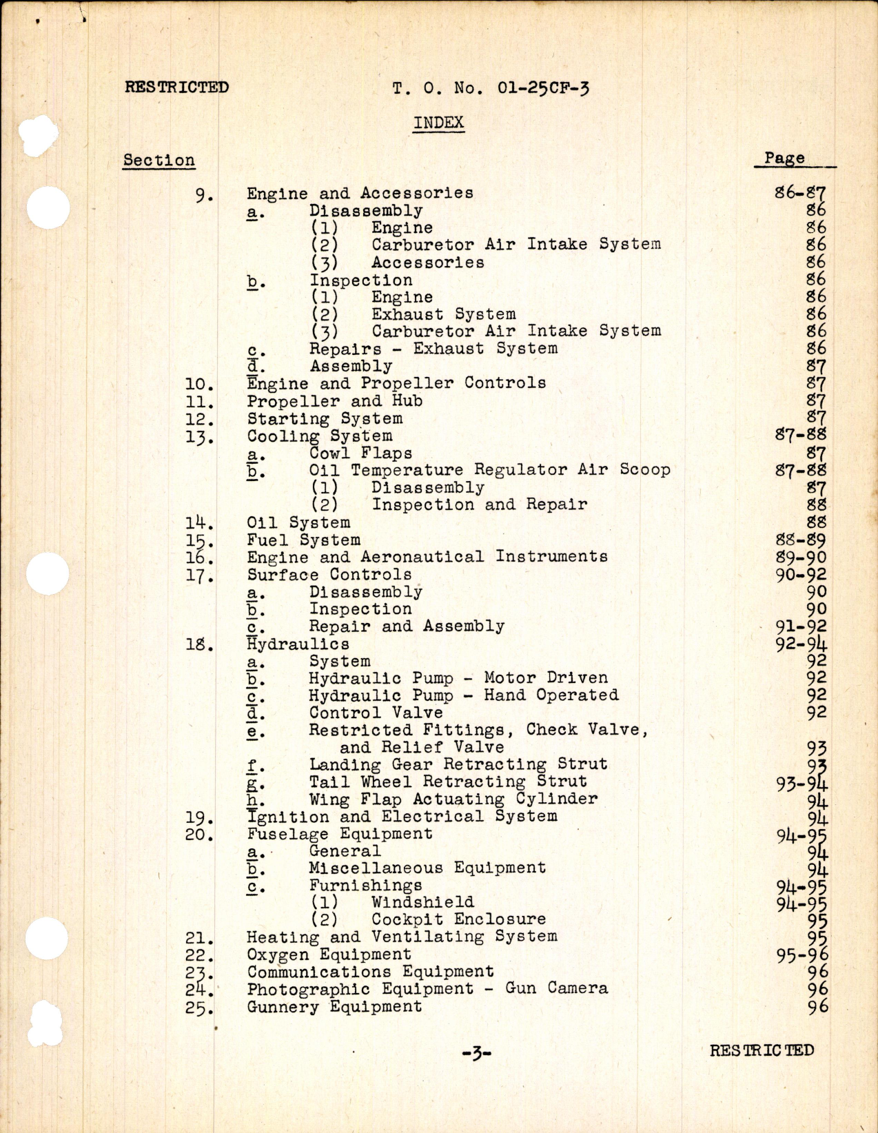 Sample page 5 from AirCorps Library document: Overhaul Instructions for P-40D and P-40E Pursuit Airplanes