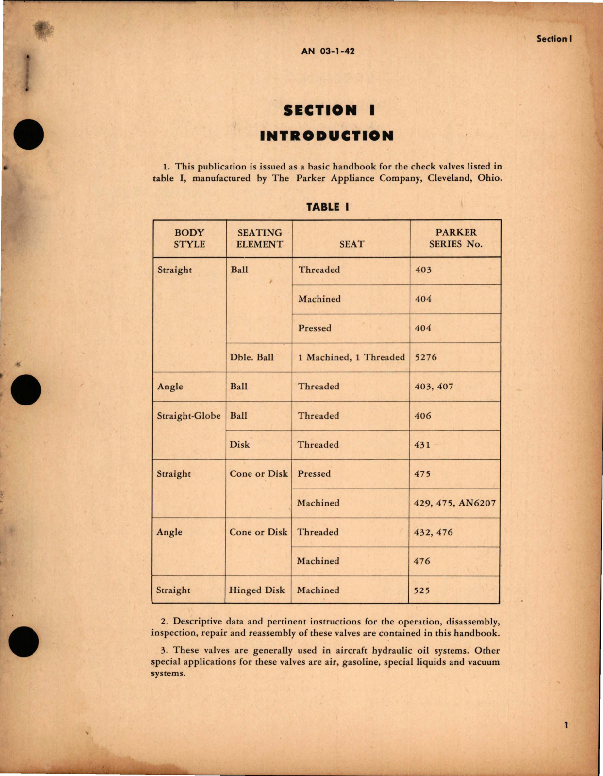 Sample page 5 from AirCorps Library document: Instructions with Parts Catalog for Check Valves