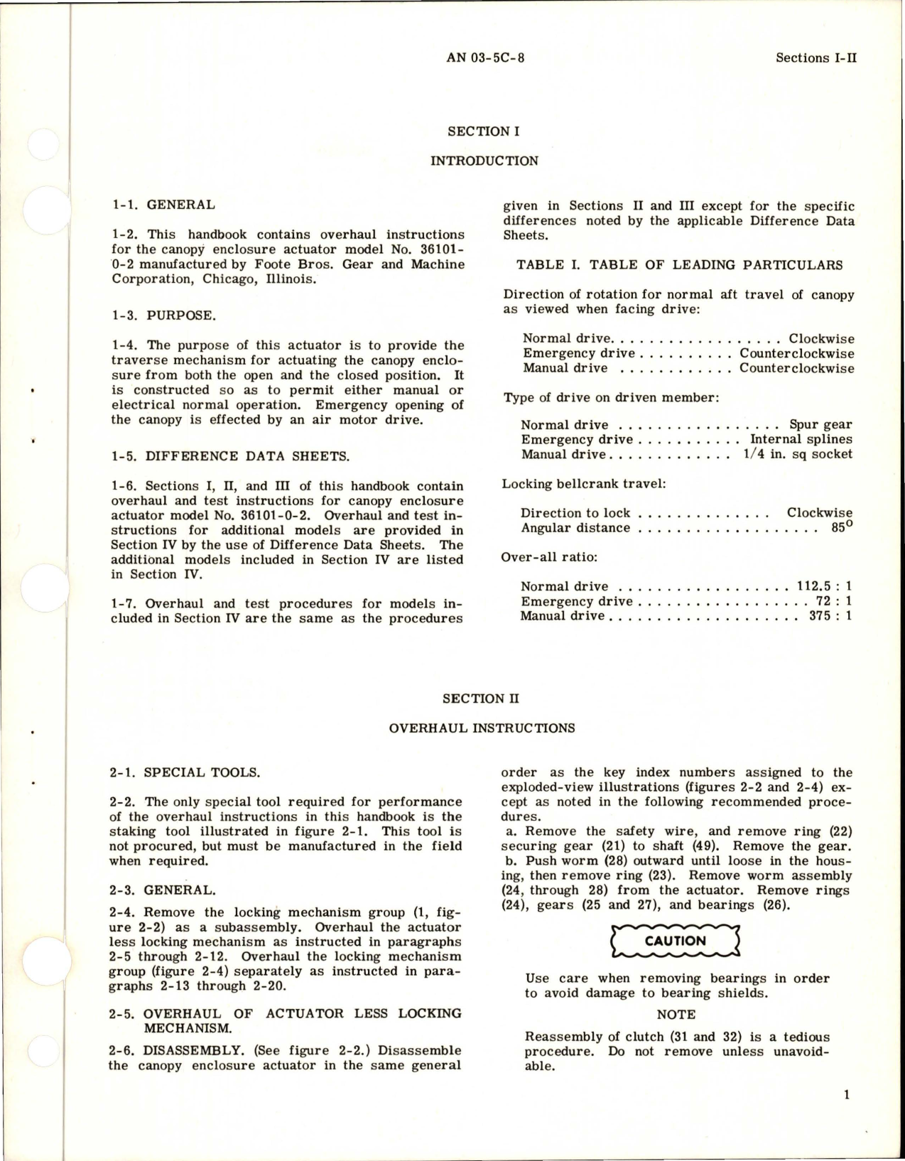 Sample page 5 from AirCorps Library document: Overhaul Instructions for Canopy Enclosure Actuator 