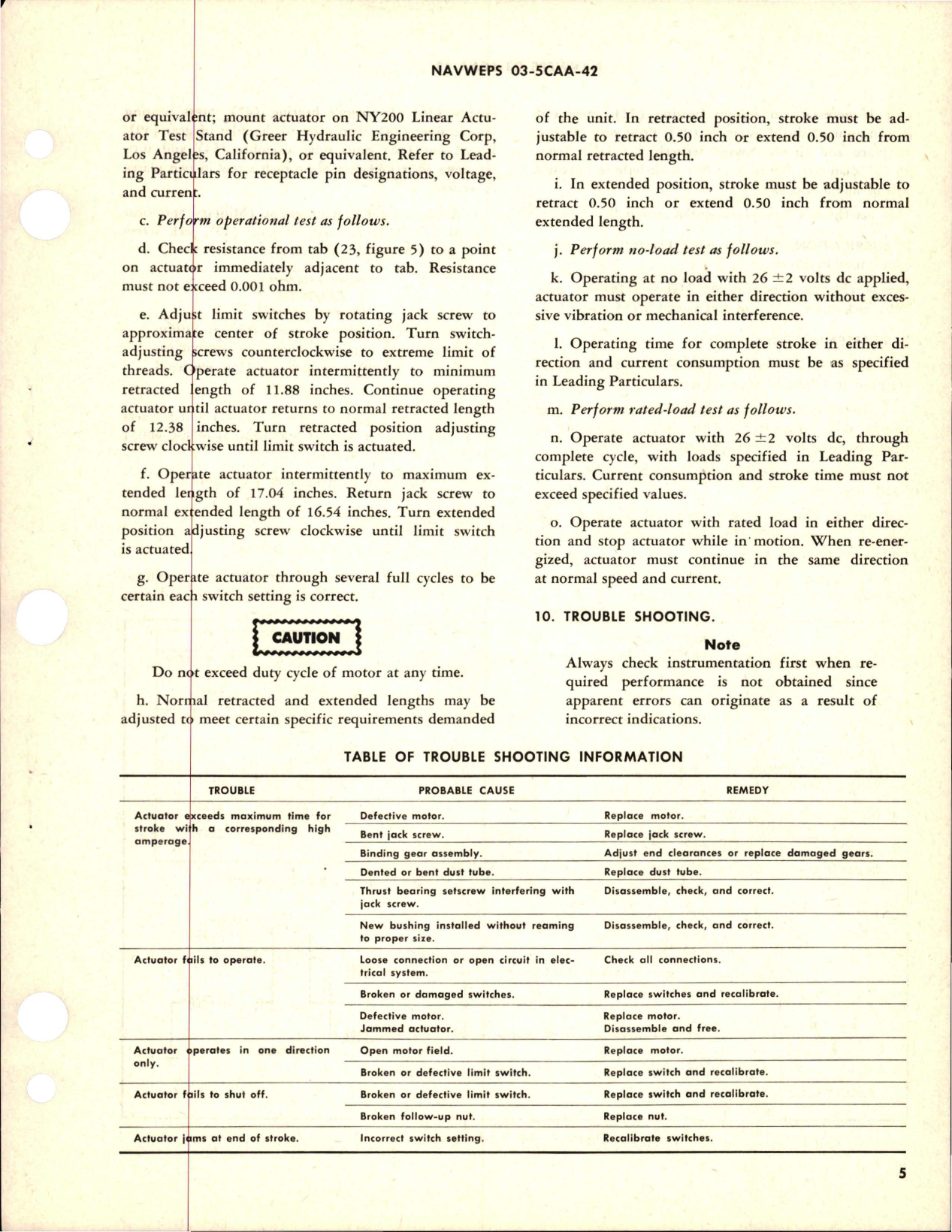 Sample page 5 from AirCorps Library document: Overhaul Instructions with Parts Breakdown for Electromechanical Linear Actuator - Part 31534-1