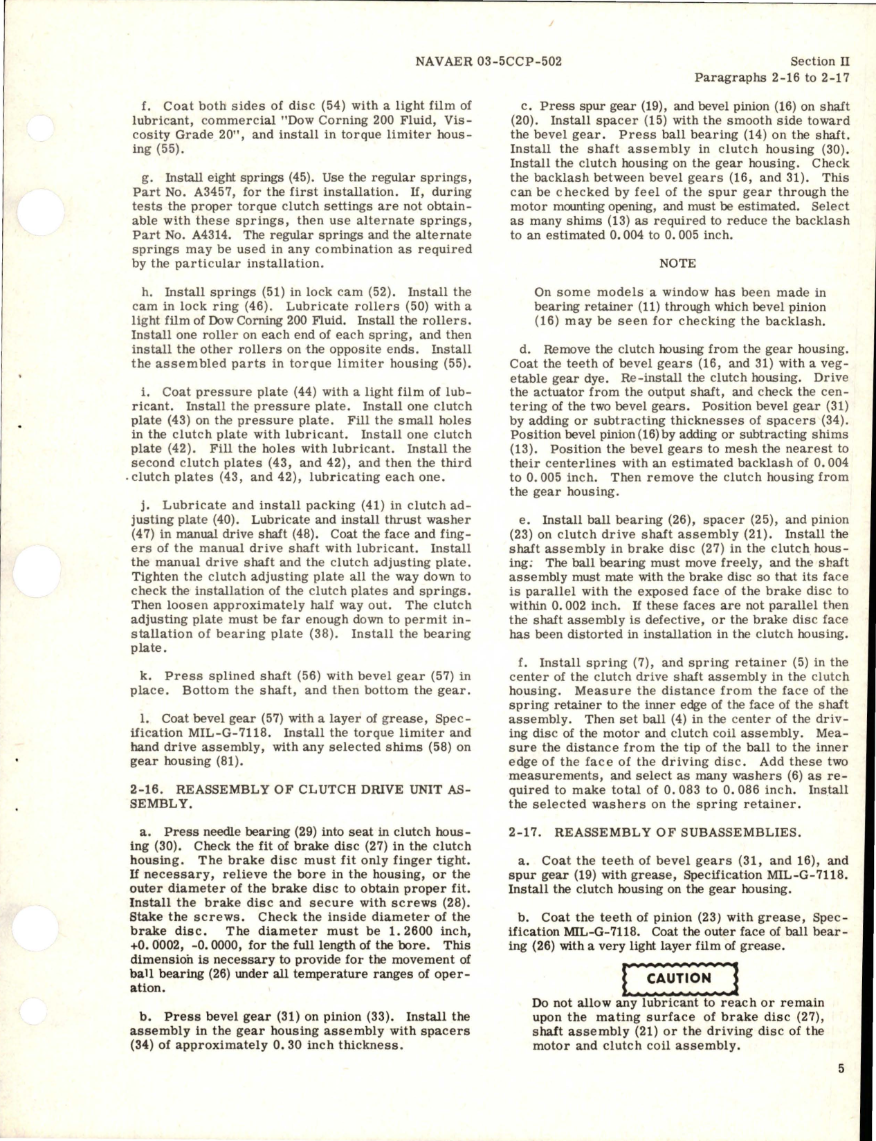 Sample page 7 from AirCorps Library document: Overhaul Instructions for Varicam Rotary Actuators - Parts D342, D410, D553, D553-1, and D772 