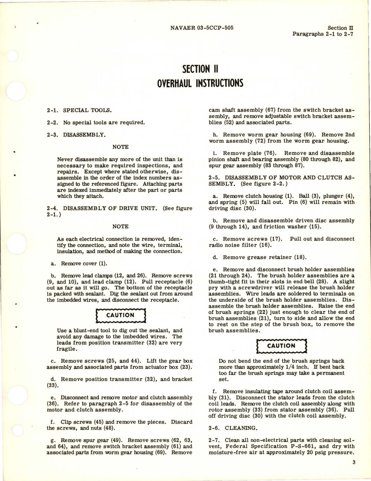 Sample page 5 from AirCorps Library document: Overhaul Instructions for Elevator Tab Actuator Drive Unit - Part D892-1 