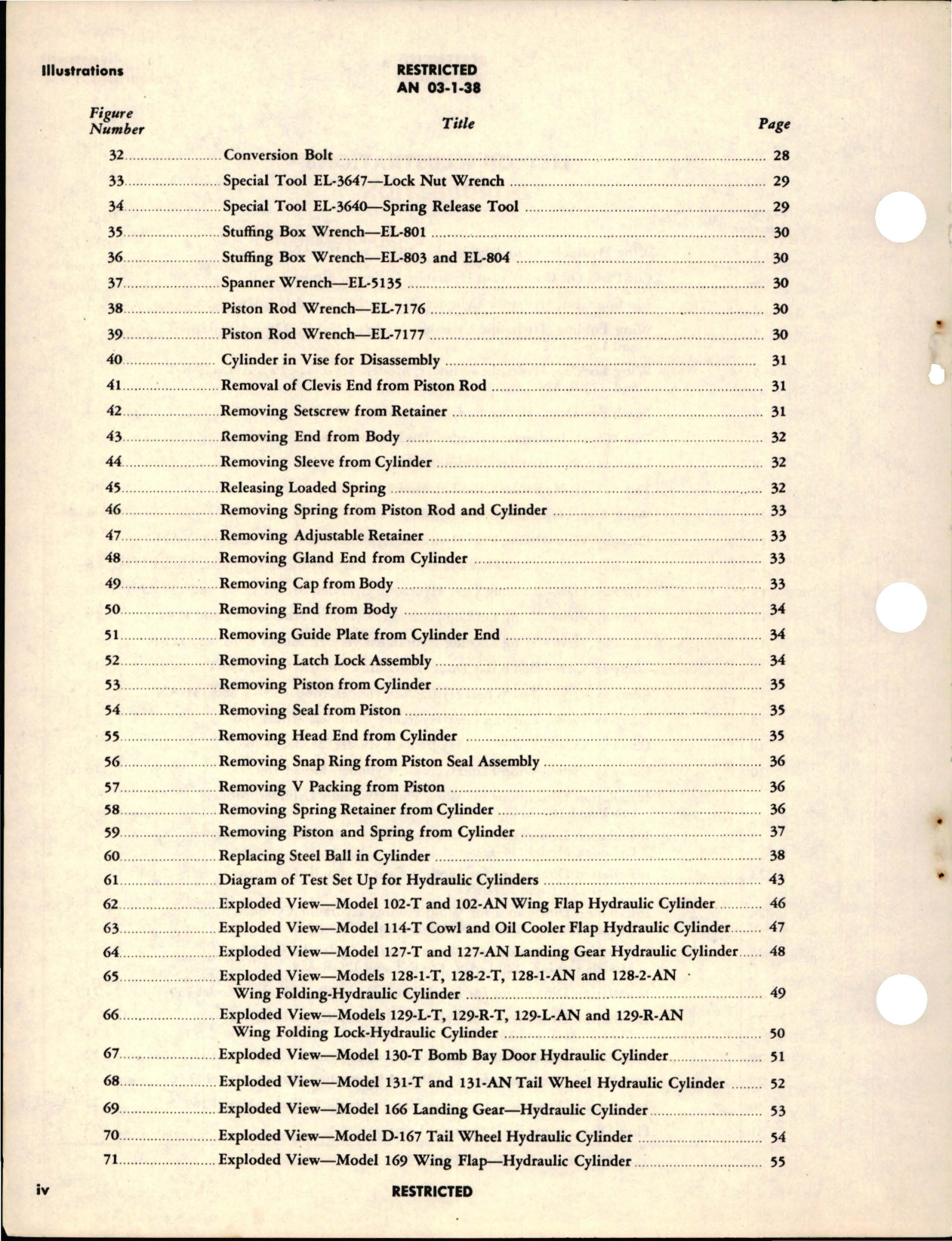 Sample page 7 from AirCorps Library document: Instructions with Parts Catalog for Hydraulic Actuating Cylinders 