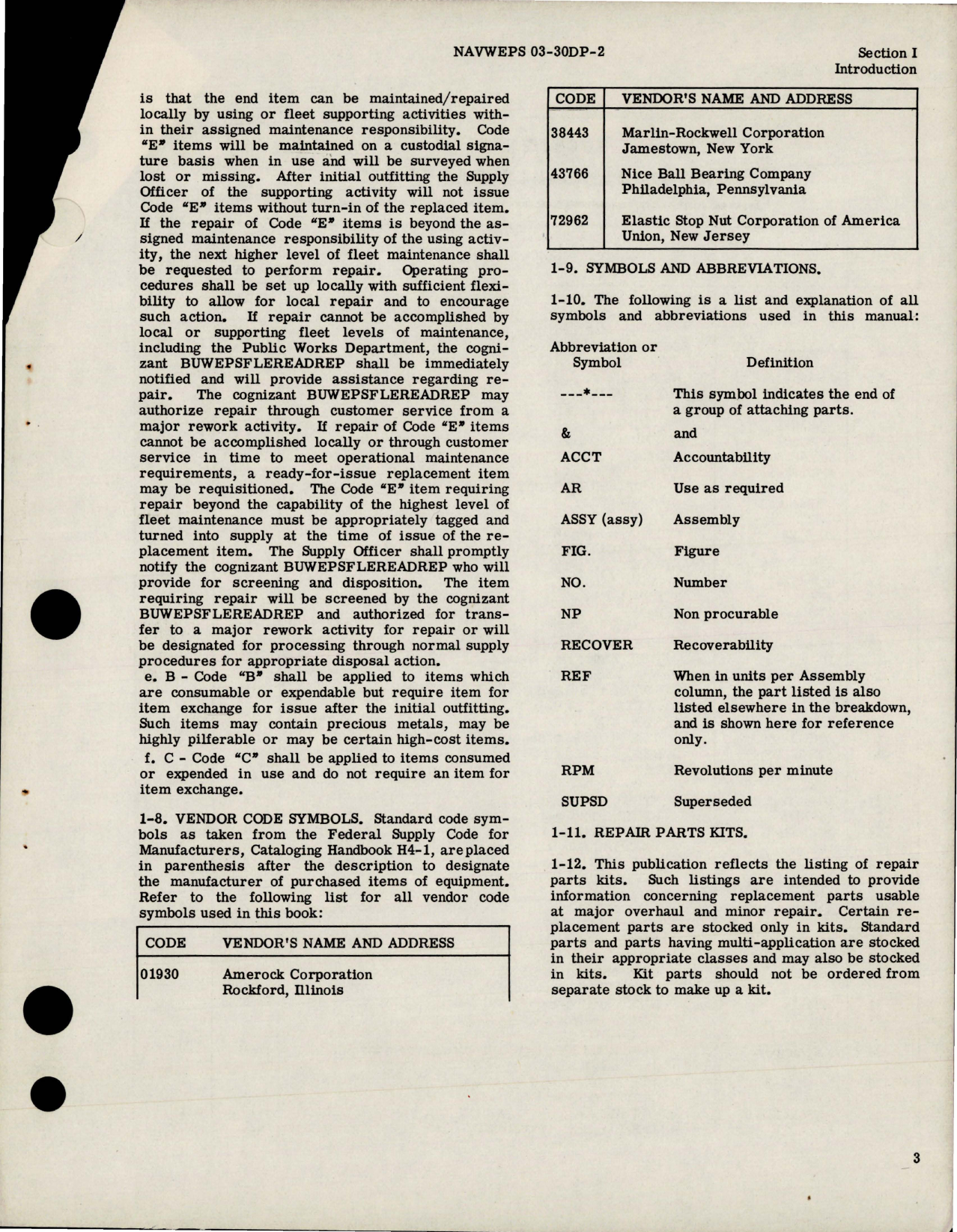 Sample page 7 from AirCorps Library document: Illustrated Parts Breakdown for Engine Control Assembly - Part 16-1839-005 