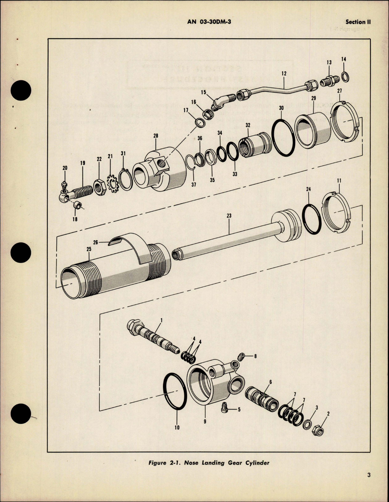 Sample page 5 from AirCorps Library document: Overhaul Instructions for Nose Landing Gear Cylinder Assembly  - Parts 1270, 1270-3, 1270-4, 2687