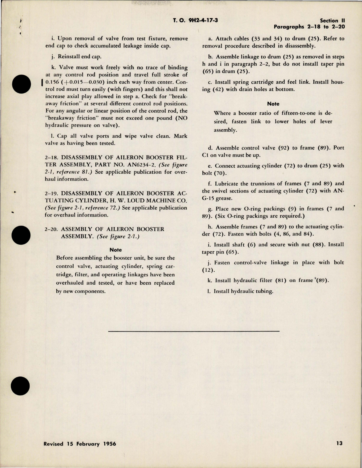 Sample page 5 from AirCorps Library document: Overhaul Instructions for Aileron Control Booster Assembly - Part 176455-2 