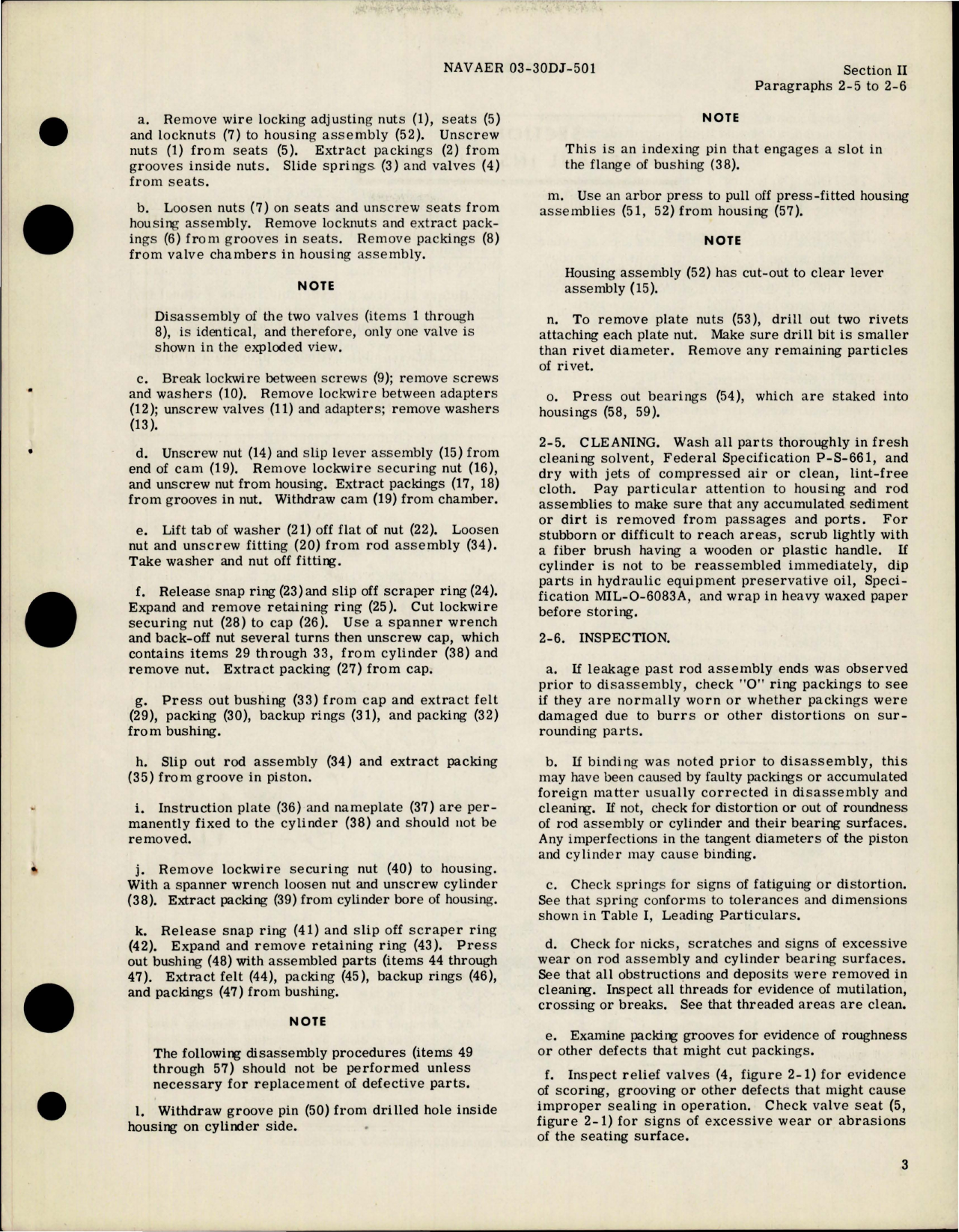 Sample page 5 from AirCorps Library document: Overhaul Instructions for Hydraulic Booster Cylinders - Parts 663183-2, 663183-3, 663204, 663205