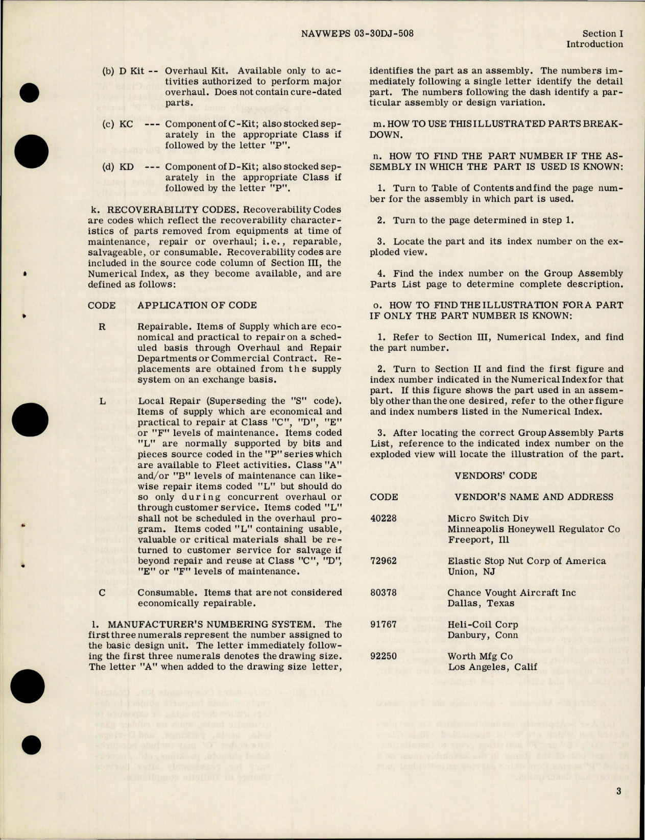 Sample page 7 from AirCorps Library document: Illustrated Parts Breakdown for Inboard and Outboard Center Section Droop Actuating Cylinder Assemblies - Parts 188EA and 189EA Series