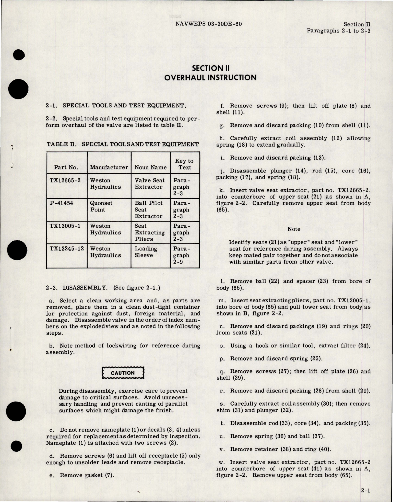 Sample page 7 from AirCorps Library document: Overhaul Instructions for Solenoid Operated Four Way Selector Hydraulic Valve - Part 18160-2 