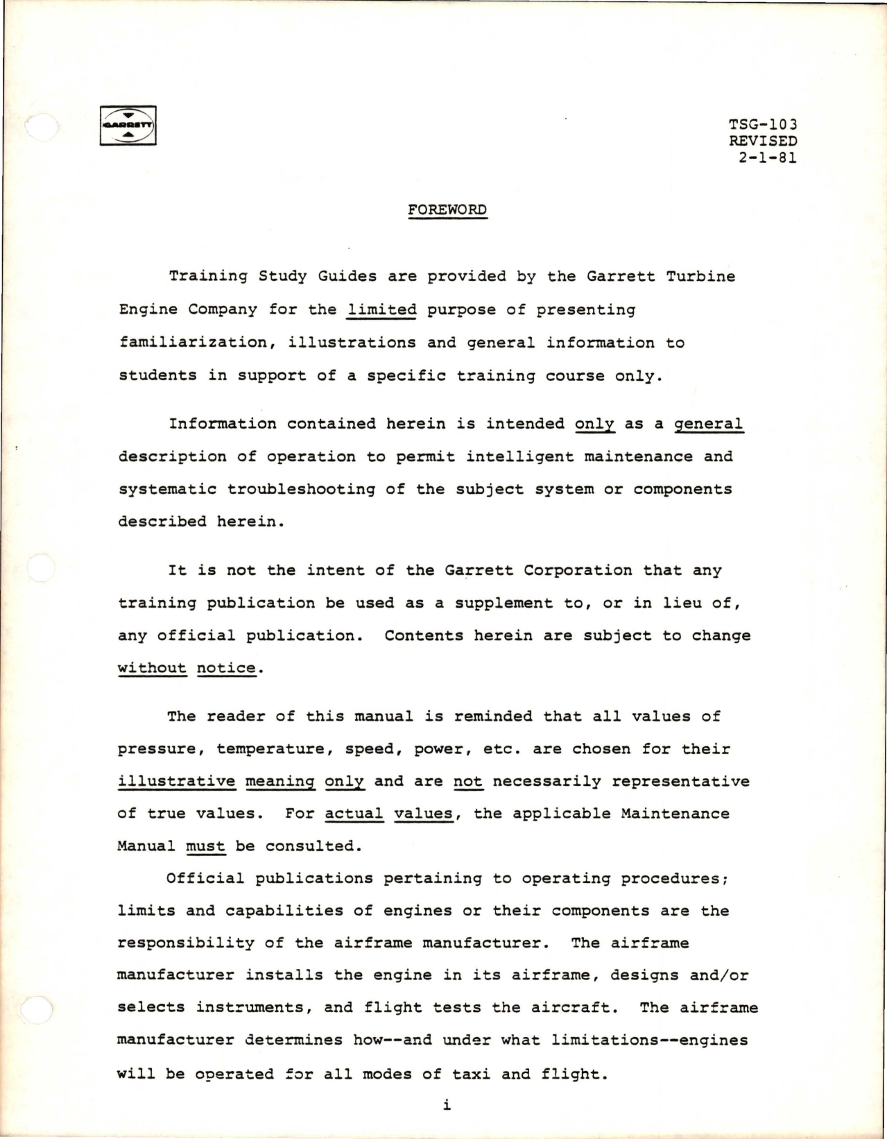 Sample page 5 from AirCorps Library document: Student Guide for Turboprop Engine (Woodward Fuel Control) - TPE331 - Program 7201