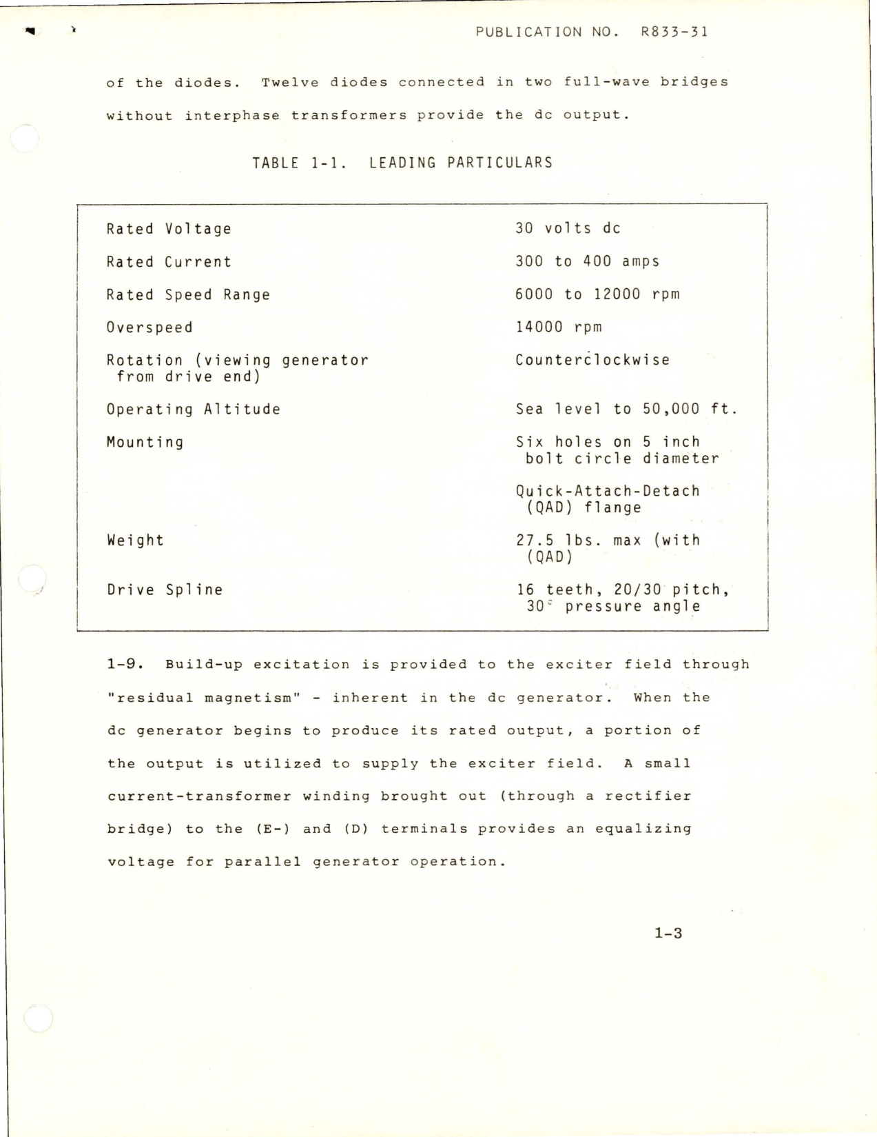 Sample page 9 from AirCorps Library document: Maintenance Instructions with Illustrated Parts List for DC Generator - Types 30B107-7-F, 30B107-11-A, and 30B107-19-A
