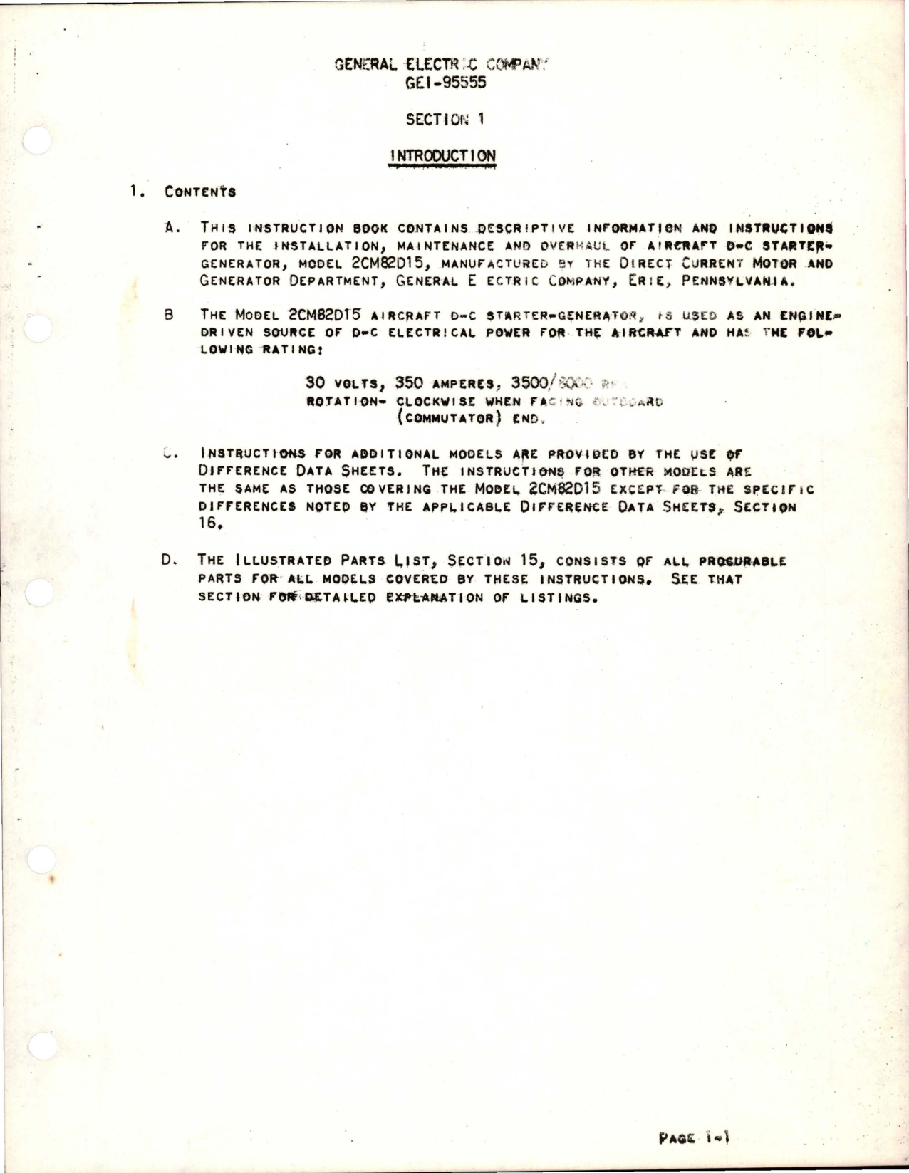 Sample page 7 from AirCorps Library document: Instructions for DC Starter Generator - Models 2CM82D15 and 2CM82F3 