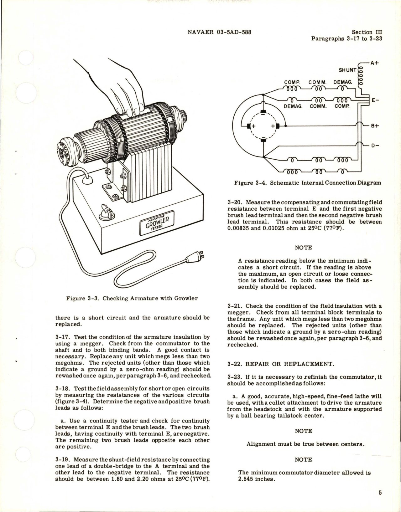 Sample page 9 from AirCorps Library document: Service and Overhaul Instructions for DC Generator - Models 2CM76C4, 2CM76C4A, 2CM76E4, 2CM76E4C, and 2CM76E5 