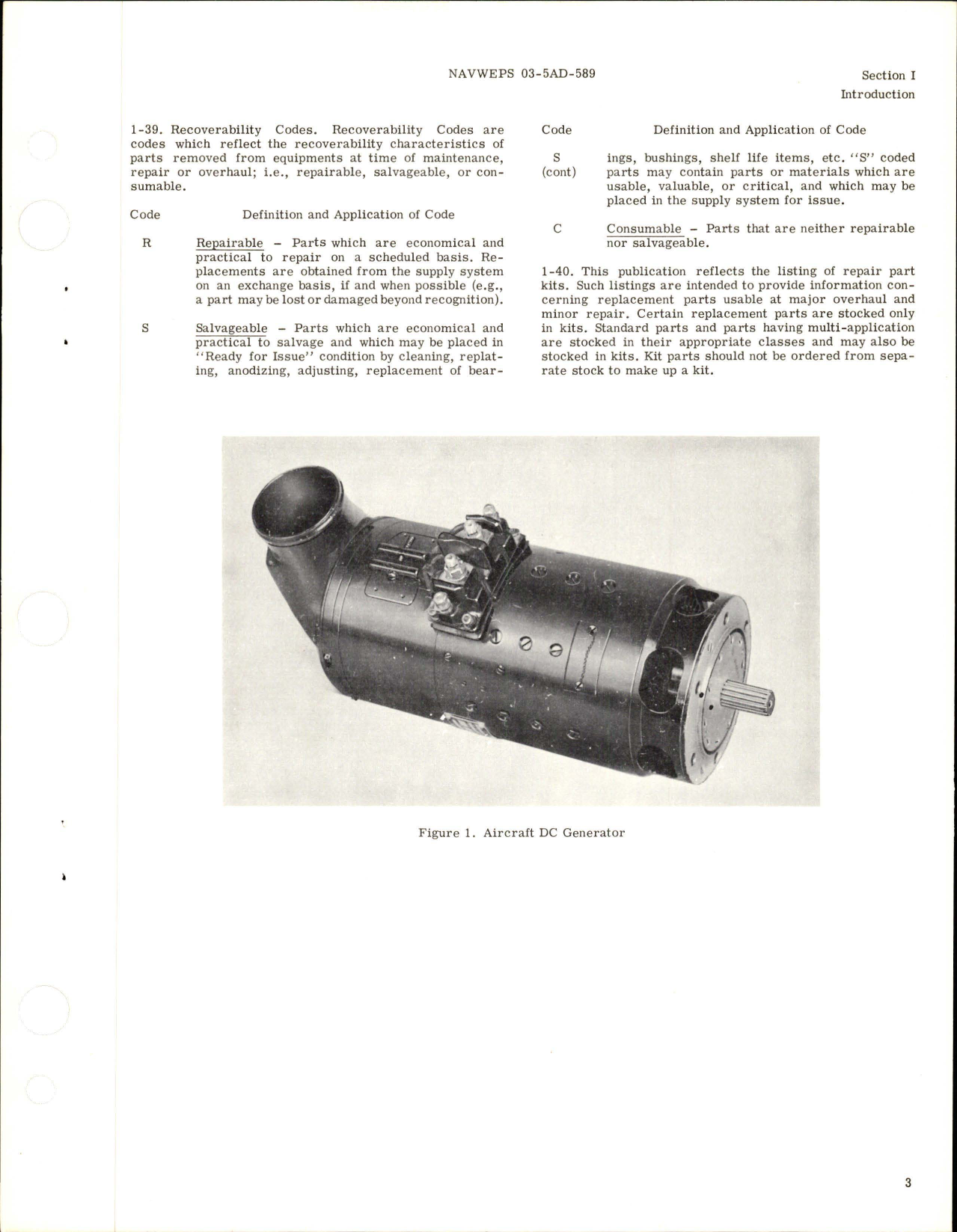 Sample page 5 from AirCorps Library document: Illustrated Parts Breakdown for DC Generators - Models 2CM76C4, 2CM76C4A, 2CM76E4, 2CM76E4C, and 2CM76E5 