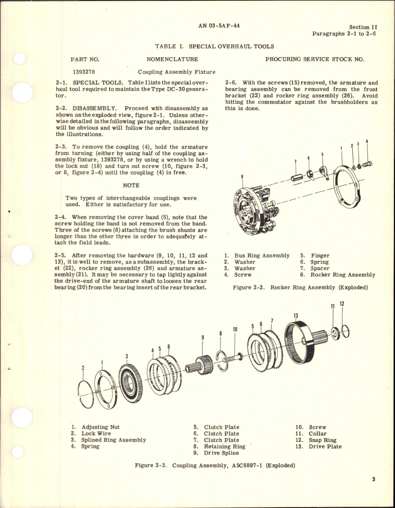 Sample page 5 from AirCorps Library document: Overhaul Instructions for DC-30 Generator - Part A19A6161