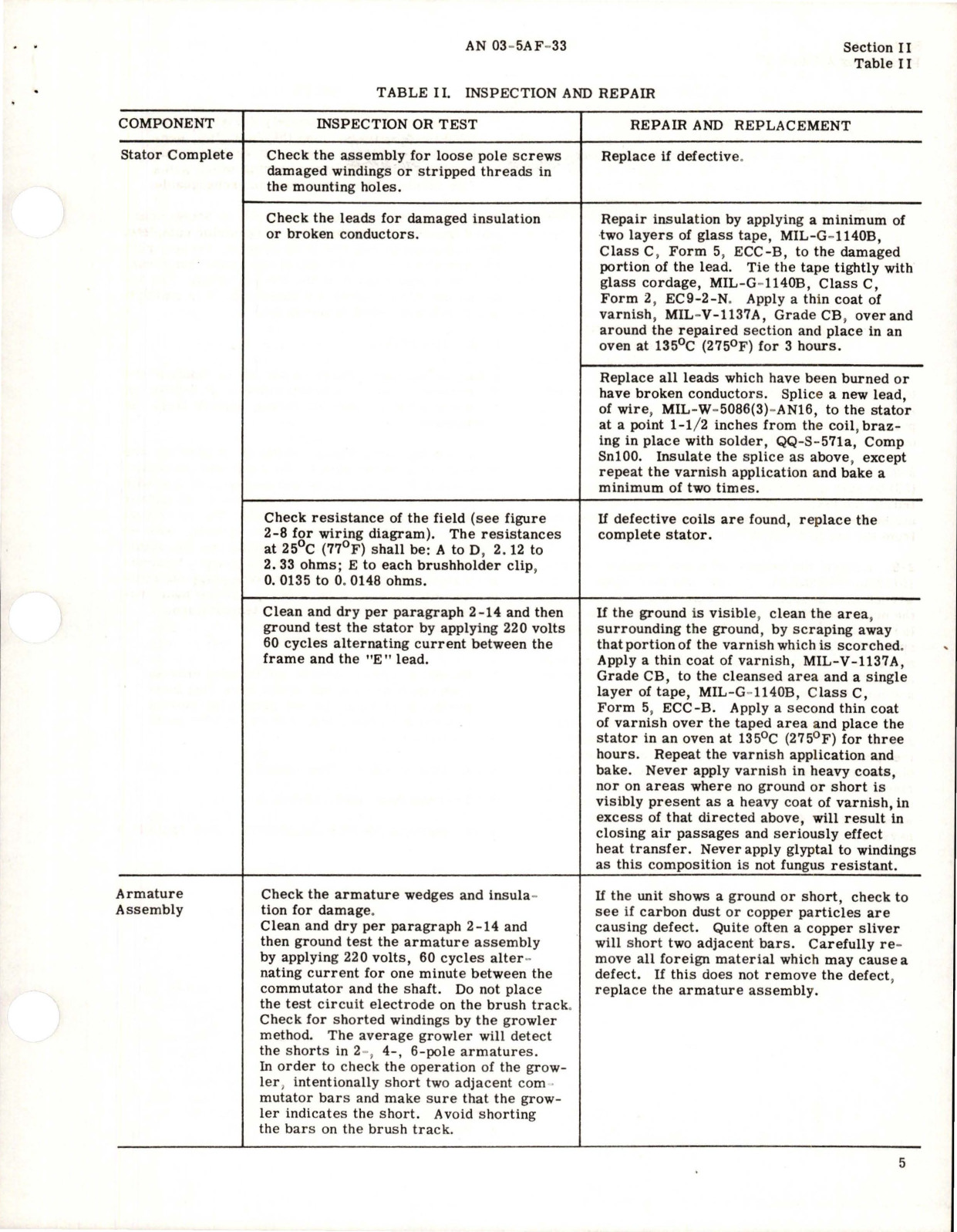 Sample page 7 from AirCorps Library document: Overhaul Instructions for DC Generator - Parts A28A8584-1, AN 3633-1, A35A9103, and A45J247