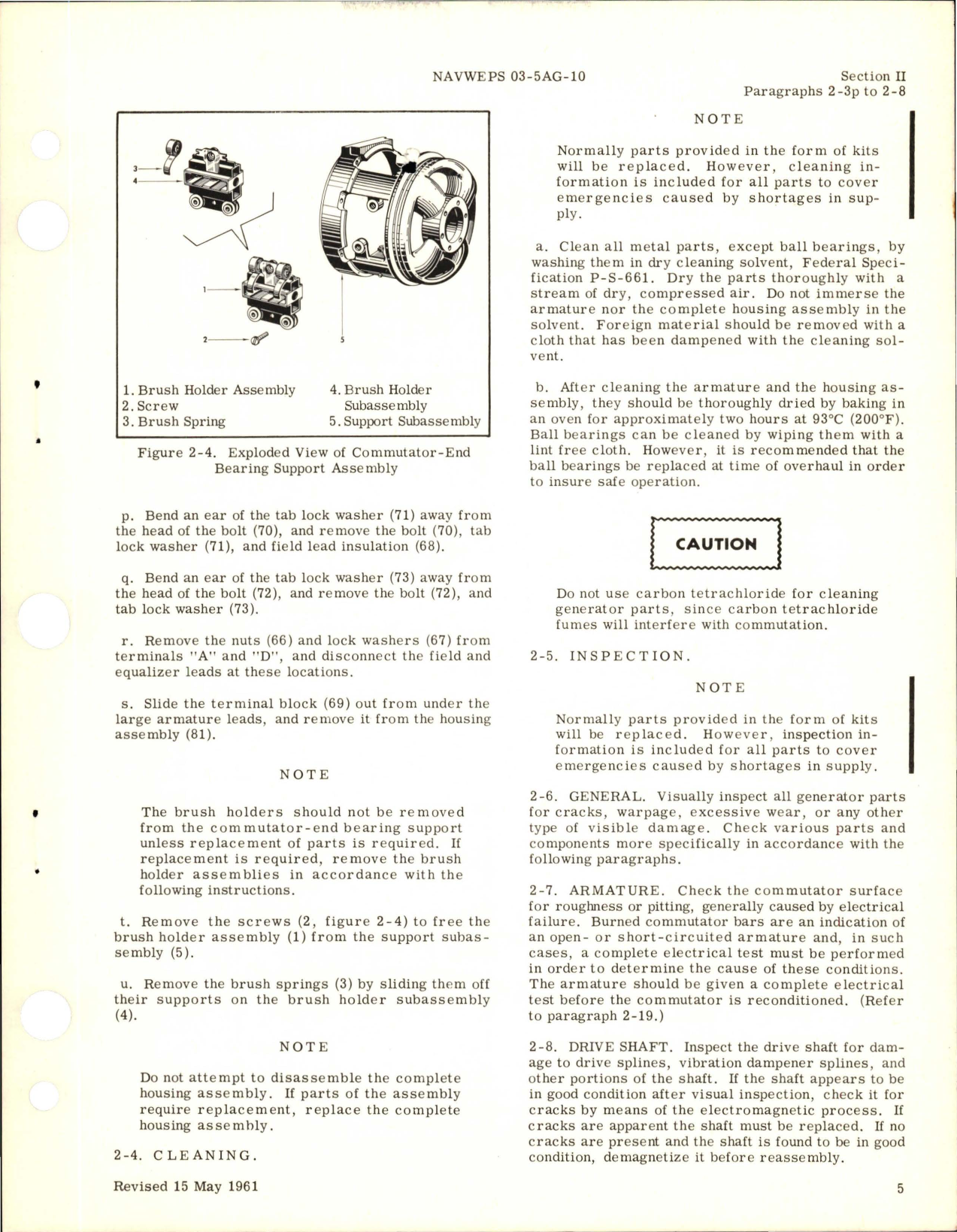 Sample page 7 from AirCorps Library document: Overhaul Instructions for Generator 