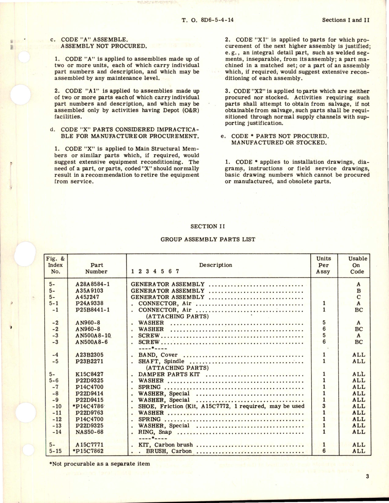 Sample page 5 from AirCorps Library document: Illustrated Parts Breakdown for DC Generators 