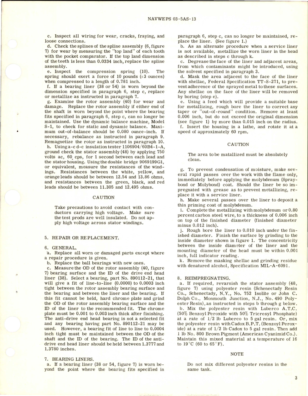 Sample page 5 from AirCorps Library document: Overhaul Instructions with Parts Breakdown for Generator Assembly - Type 28E04-1-E