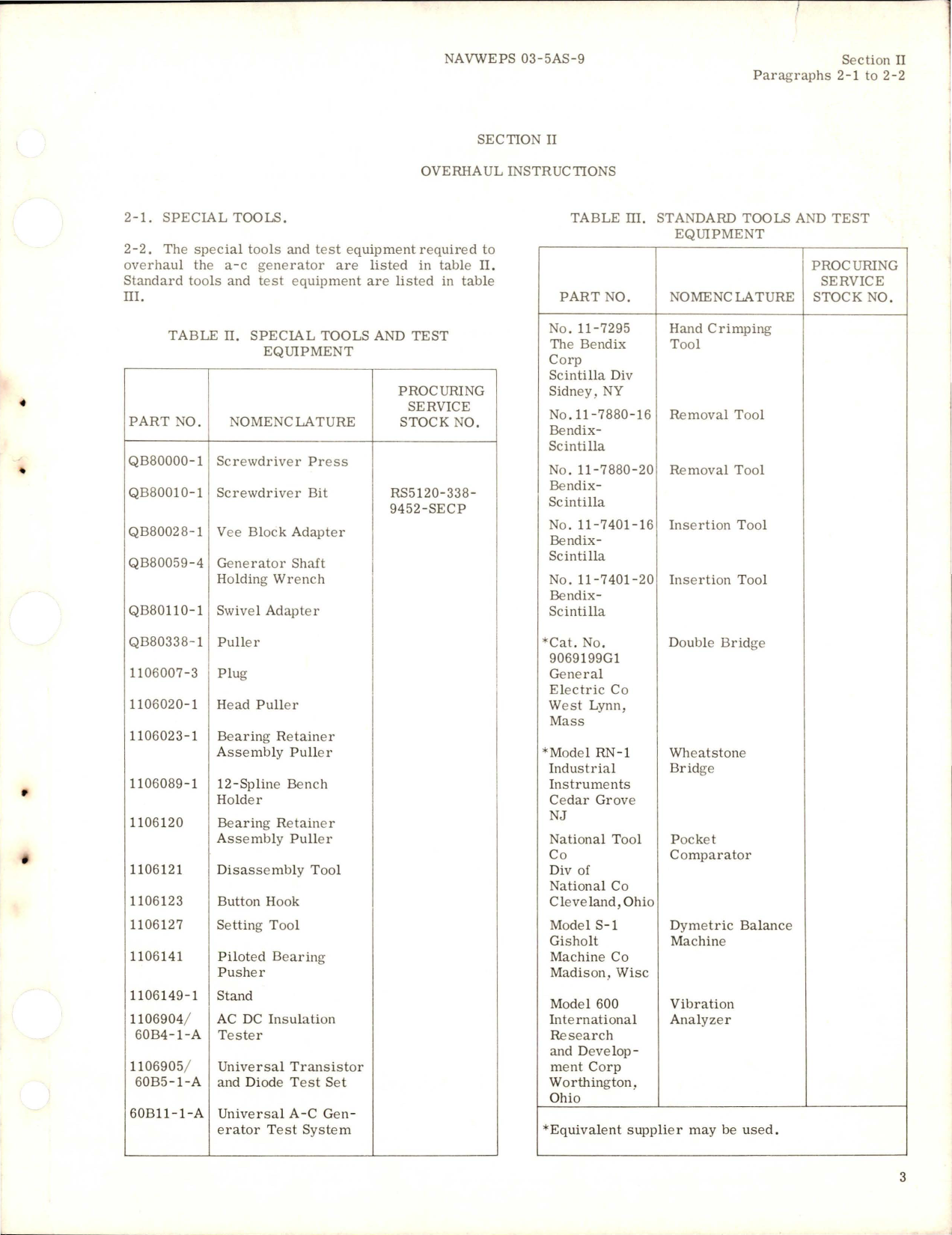 Sample page 7 from AirCorps Library document: Overhaul Instructions for AC Generator - Type 28B135-4-A