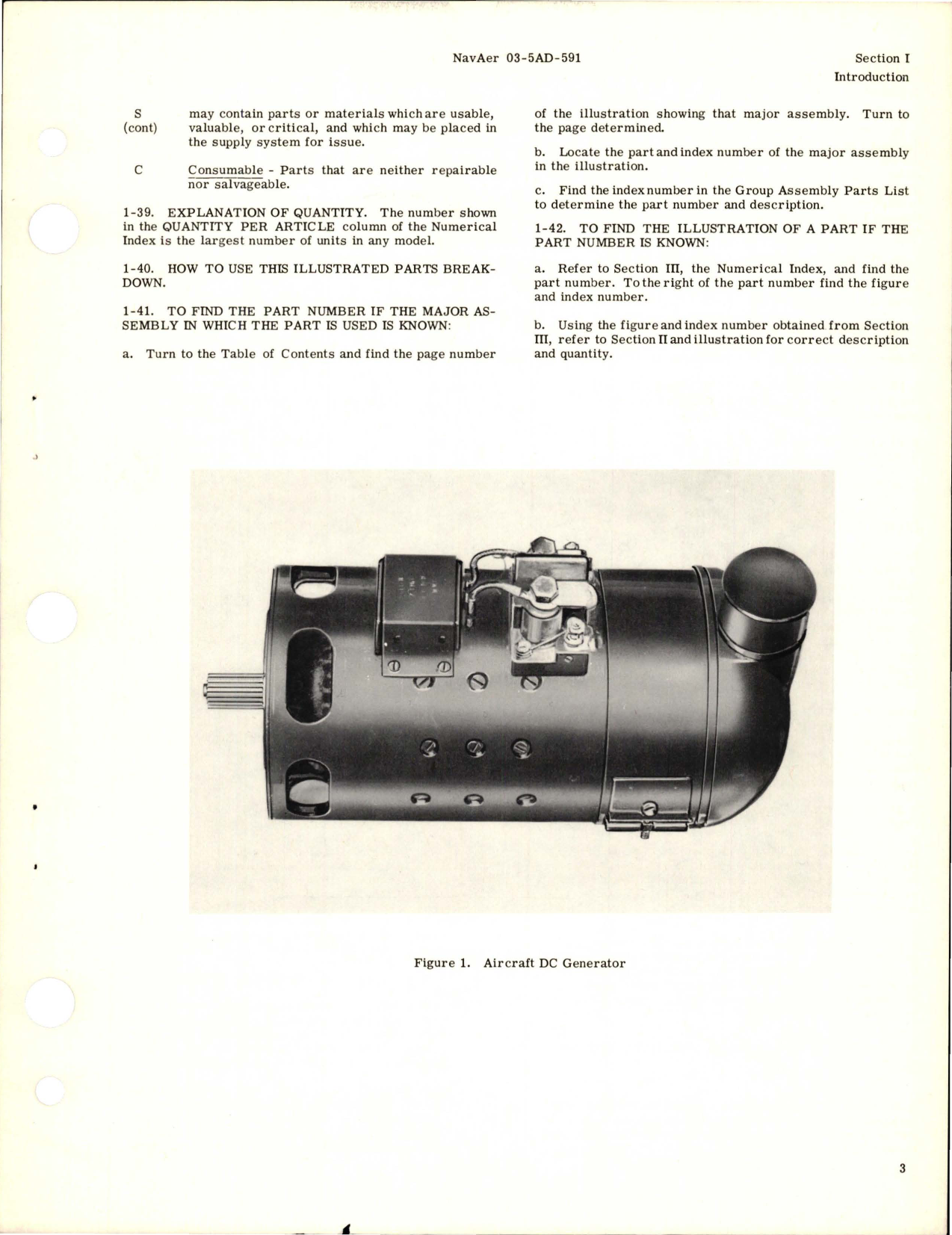 Sample page 5 from AirCorps Library document: Illustrated Parts Breakdown for DC Generators - Models 2CM70C5 and 2CM70D2